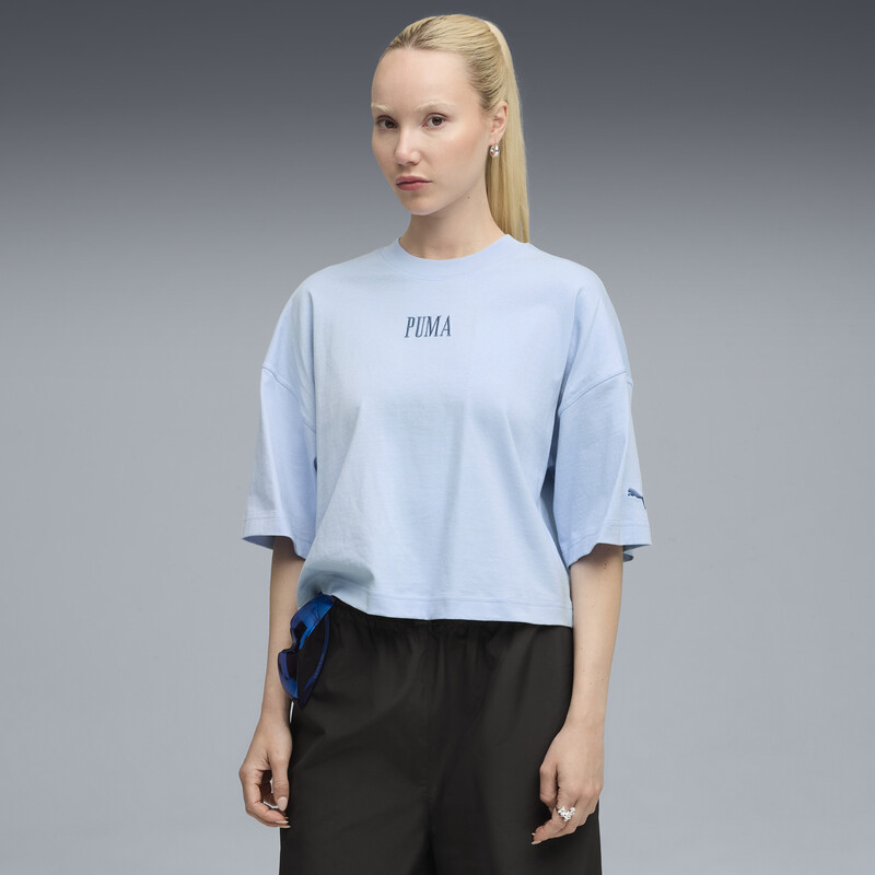 

Women's PUMA PREMIUM ESSENTIALS Oversized Graphic Tee
