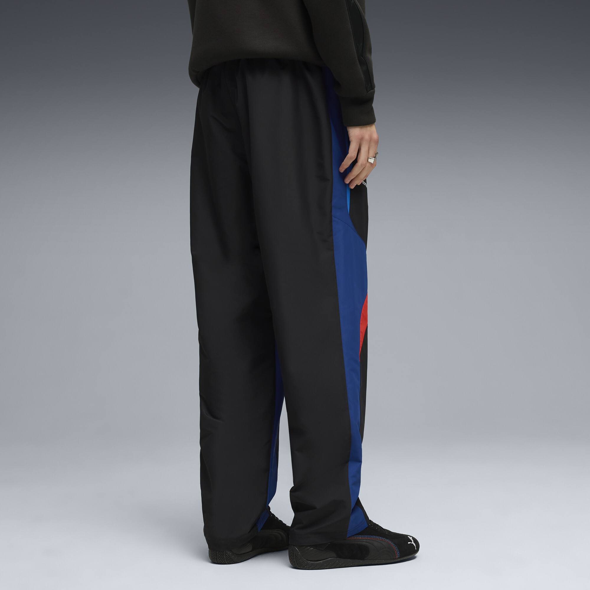 PUMA BMW M MOTORSPORT Lifestyle broek voor Heren, Zwart, Maat XL thumbnail 3