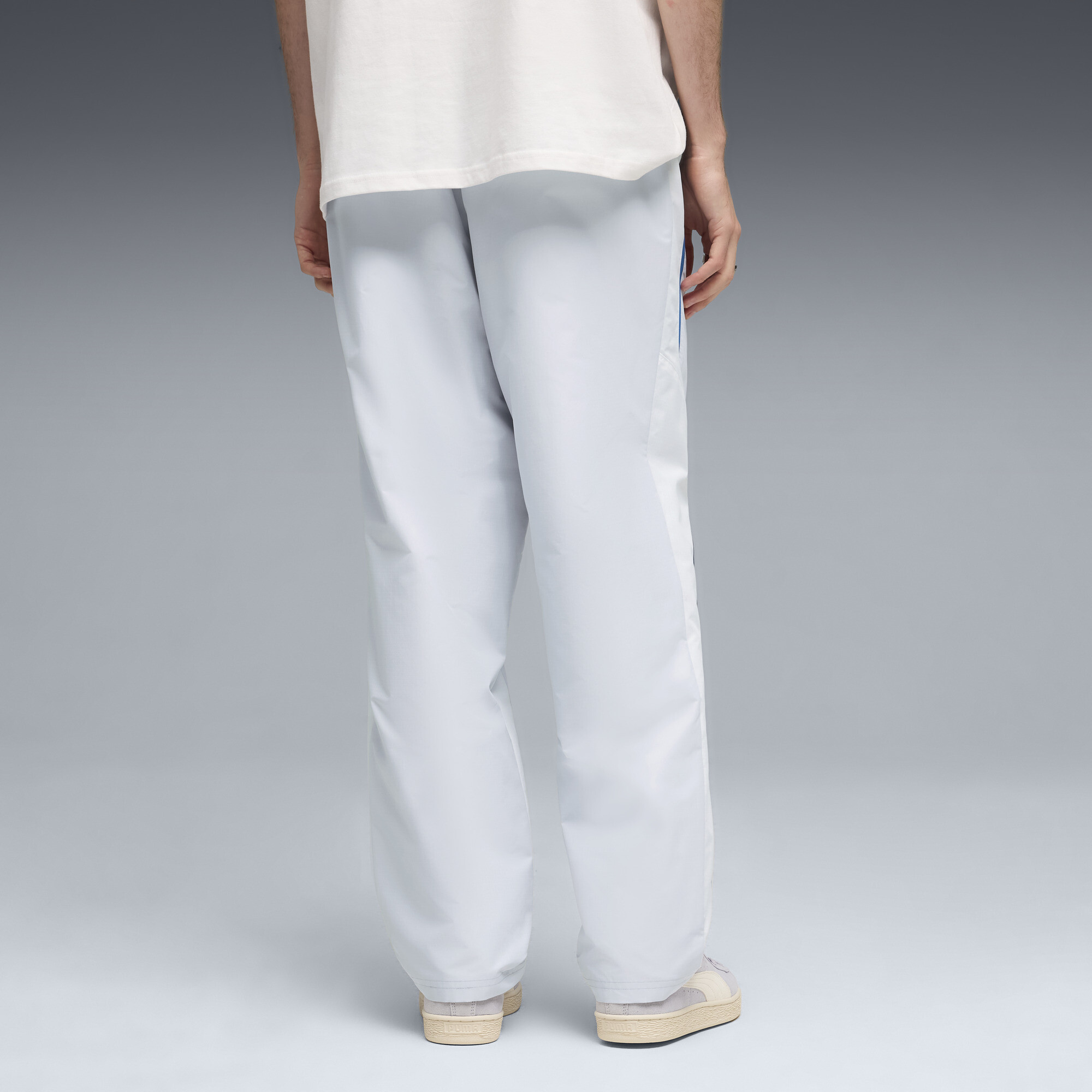 PUMA BMW M MOTORSPORT Lifestyle broek voor Heren, Zilver, Maat S thumbnail 3