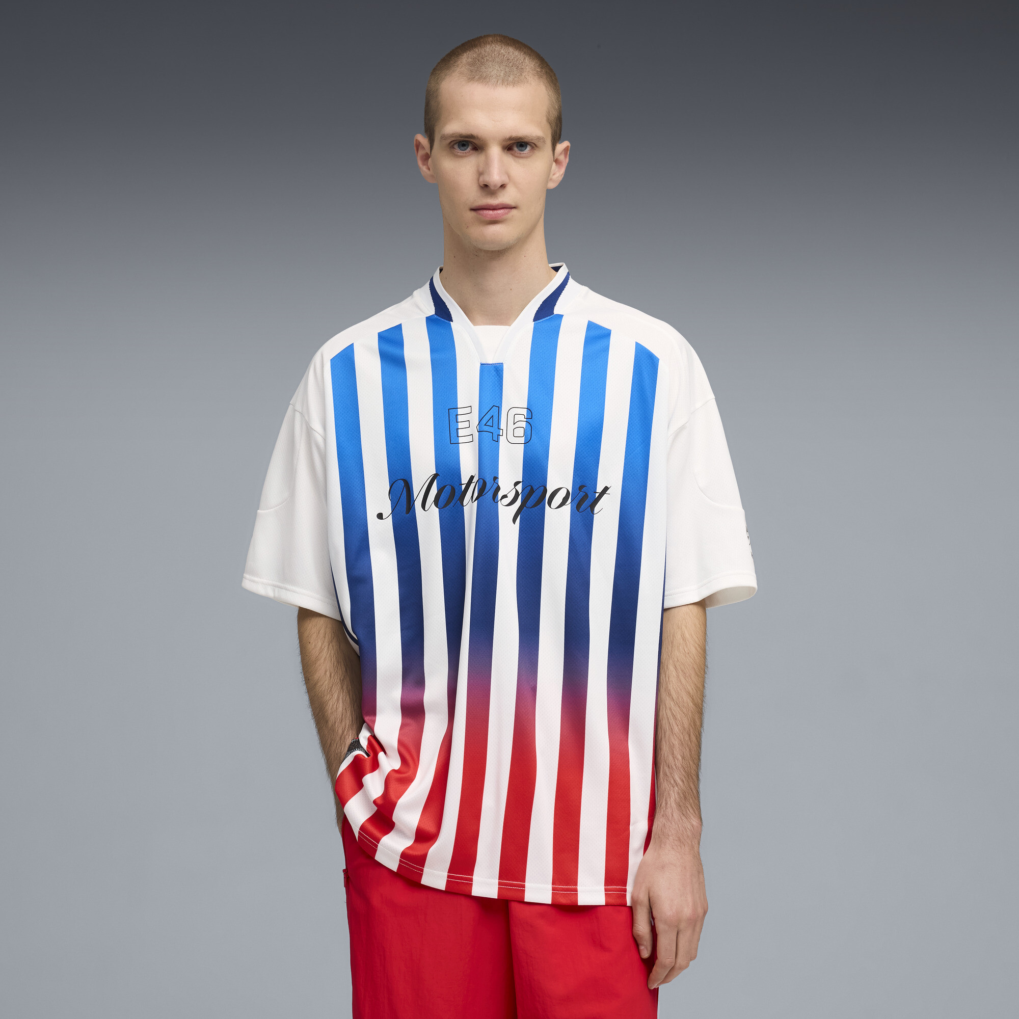 PUMA BMW M MOTORSPORT Lifestyle shirt voor Heren, Wit, Maat L thumbnail 4