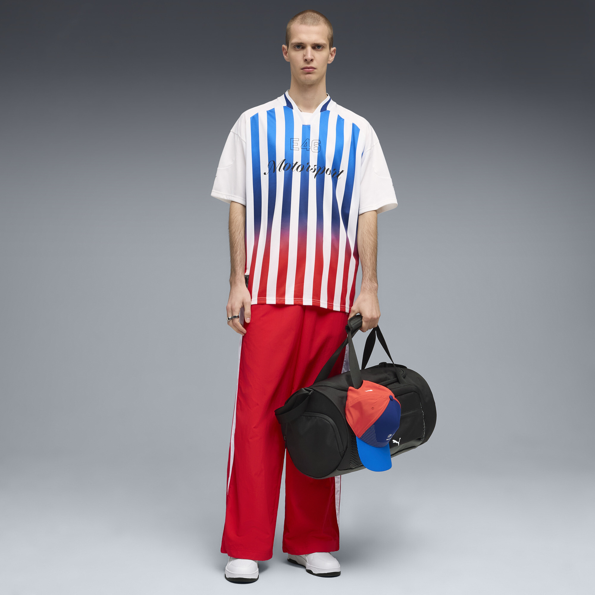 PUMA BMW M MOTORSPORT Lifestyle shirt voor Heren, Wit, Maat L thumbnail 2