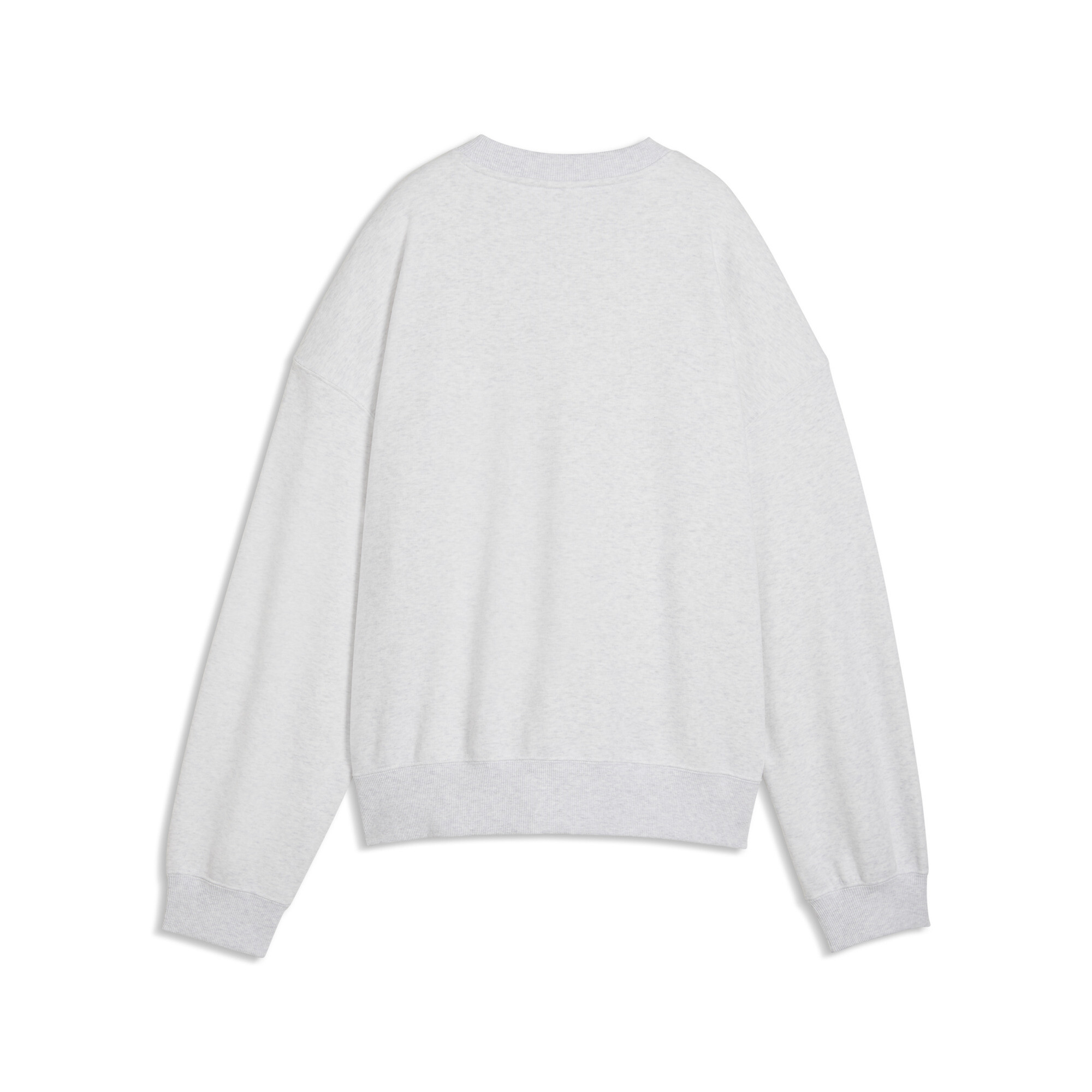 PUMA Wardrobe Essentials oversized sweatshirt voor Dames, Wit, Maat L thumbnail 2