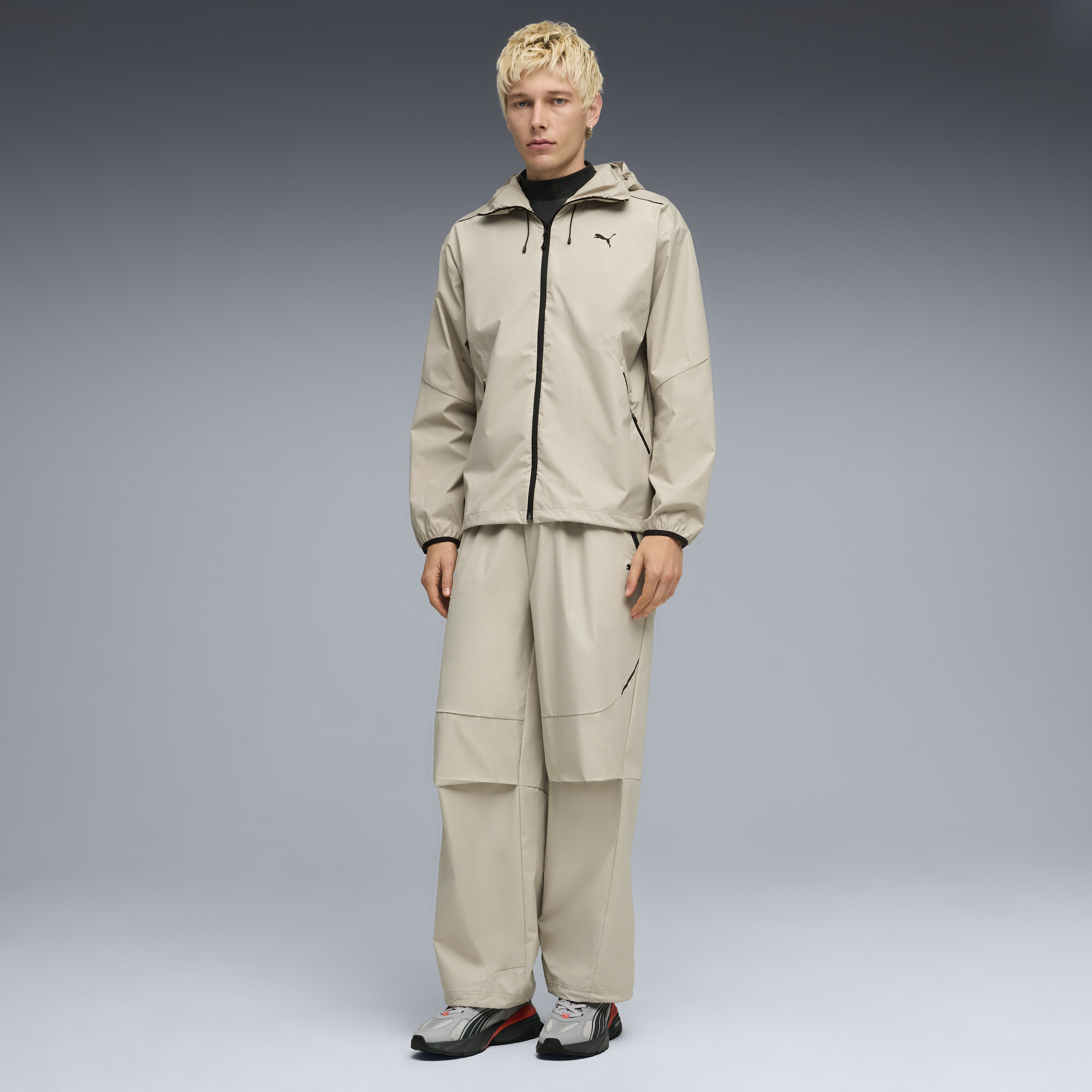 PUMATECH trainingsbroek voor Heren, Beige/Grijs, Maat L thumbnail 4