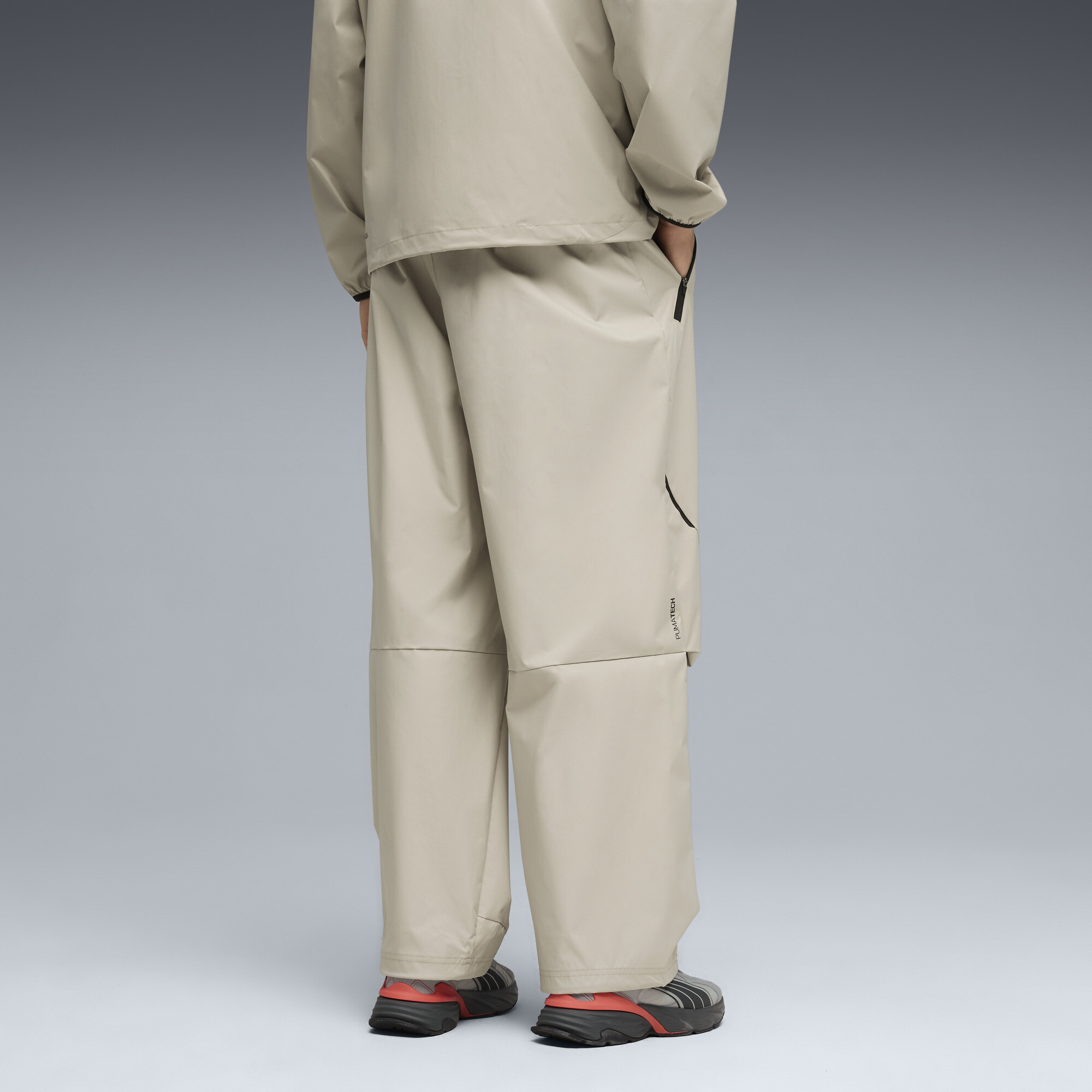 PUMATECH trainingsbroek voor Heren, Beige/Grijs, Maat L thumbnail 3