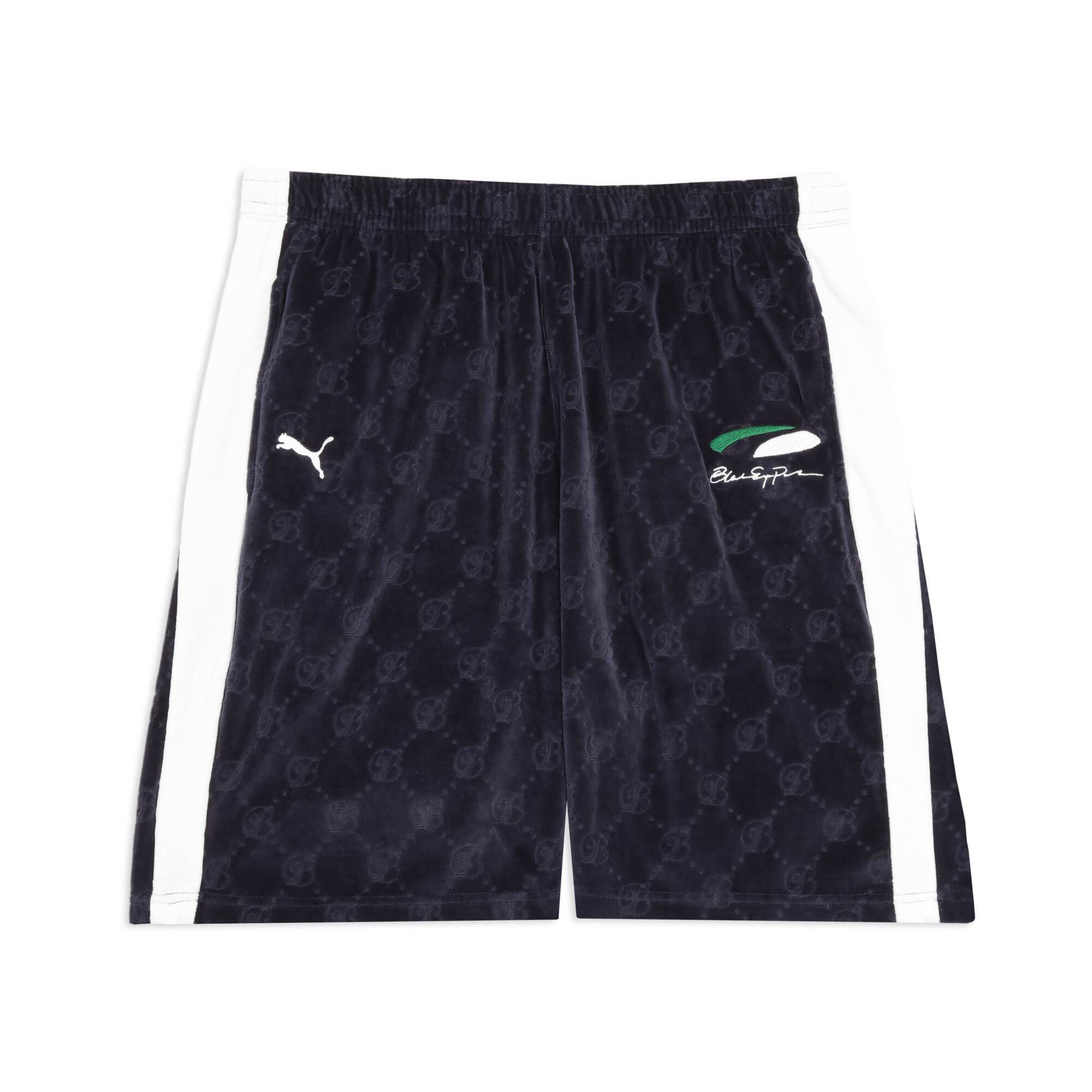 メンズ PUMA x BlackEyePatch OVAL ロゴ モノグラム ベロア ショーツ
