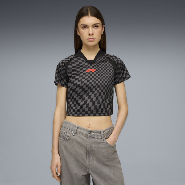 Camiseta PUMA corta F1® para Mujer En Negro