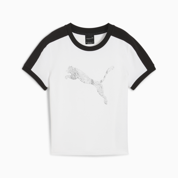 PUMA X FENTY T7 Slim Tee, PUMA White, large-MEX