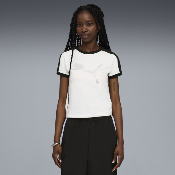 PUMA X FENTY T7 Slim Tee, PUMA White, large-MEX