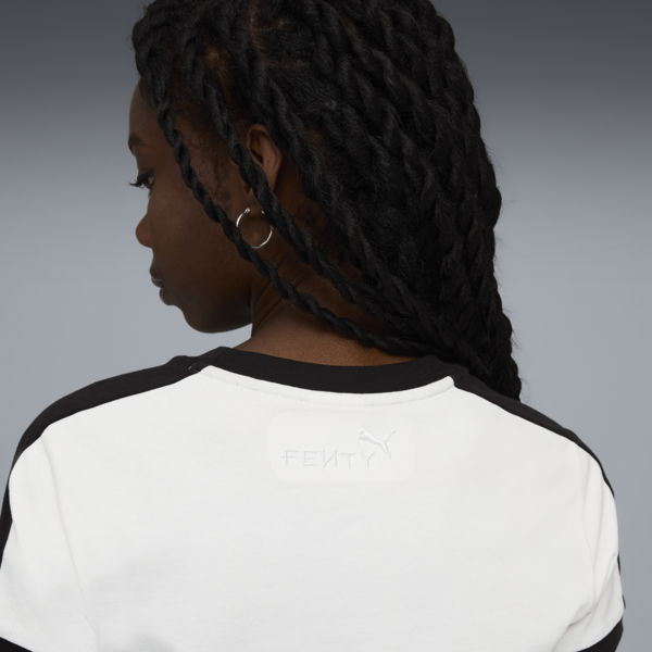 PUMA X FENTY T7 Slim Tee, PUMA White, large-MEX