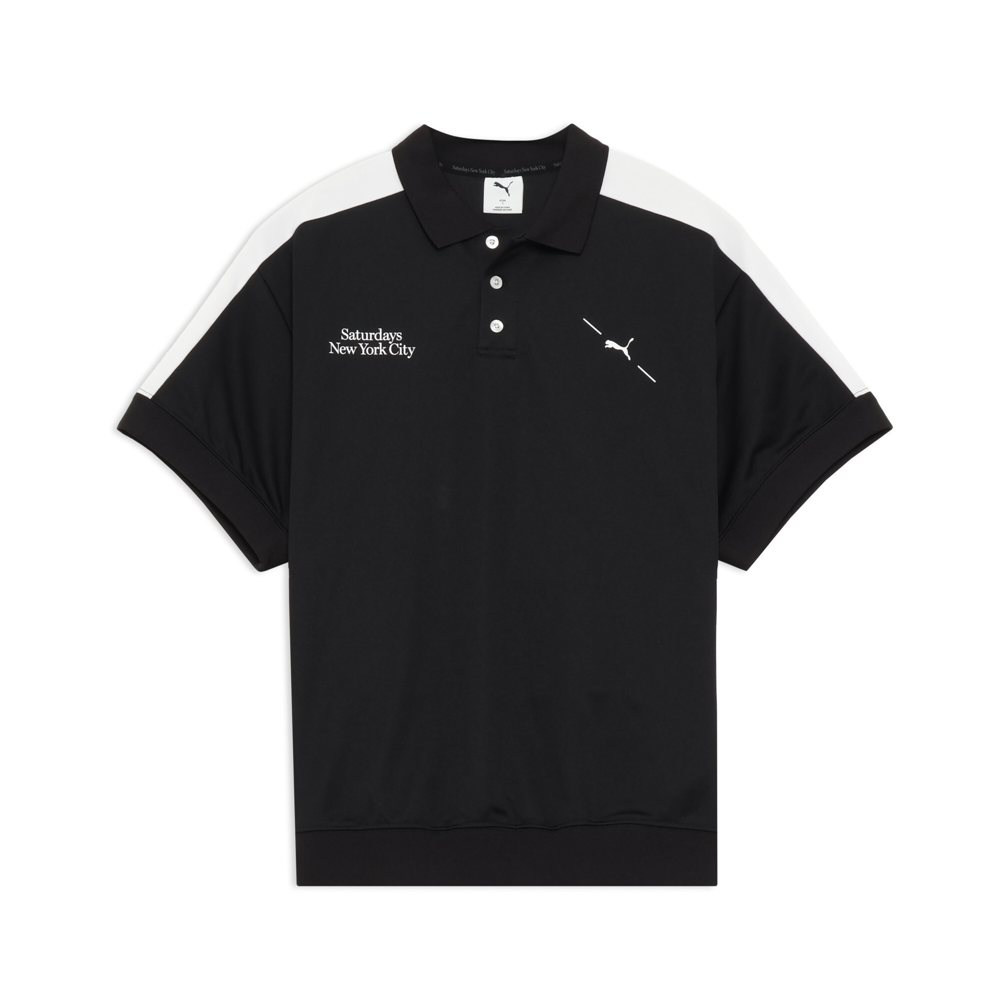 メンズ PUMA x Saturdays NYC ニット 半袖 ポロシャツ