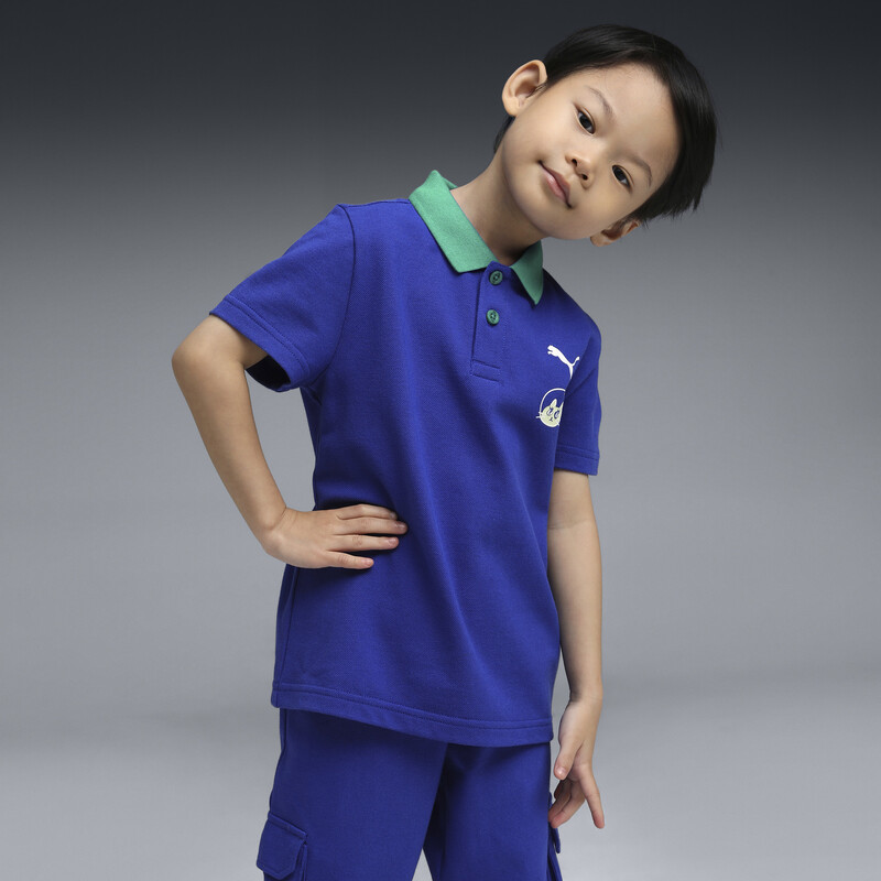 

PUMA CATSTRAUNAUTS Kids' Graphic Print Polo