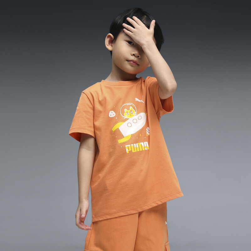

PUMA CATSTRAUNAUTS Kids' Graphic Printed Tee