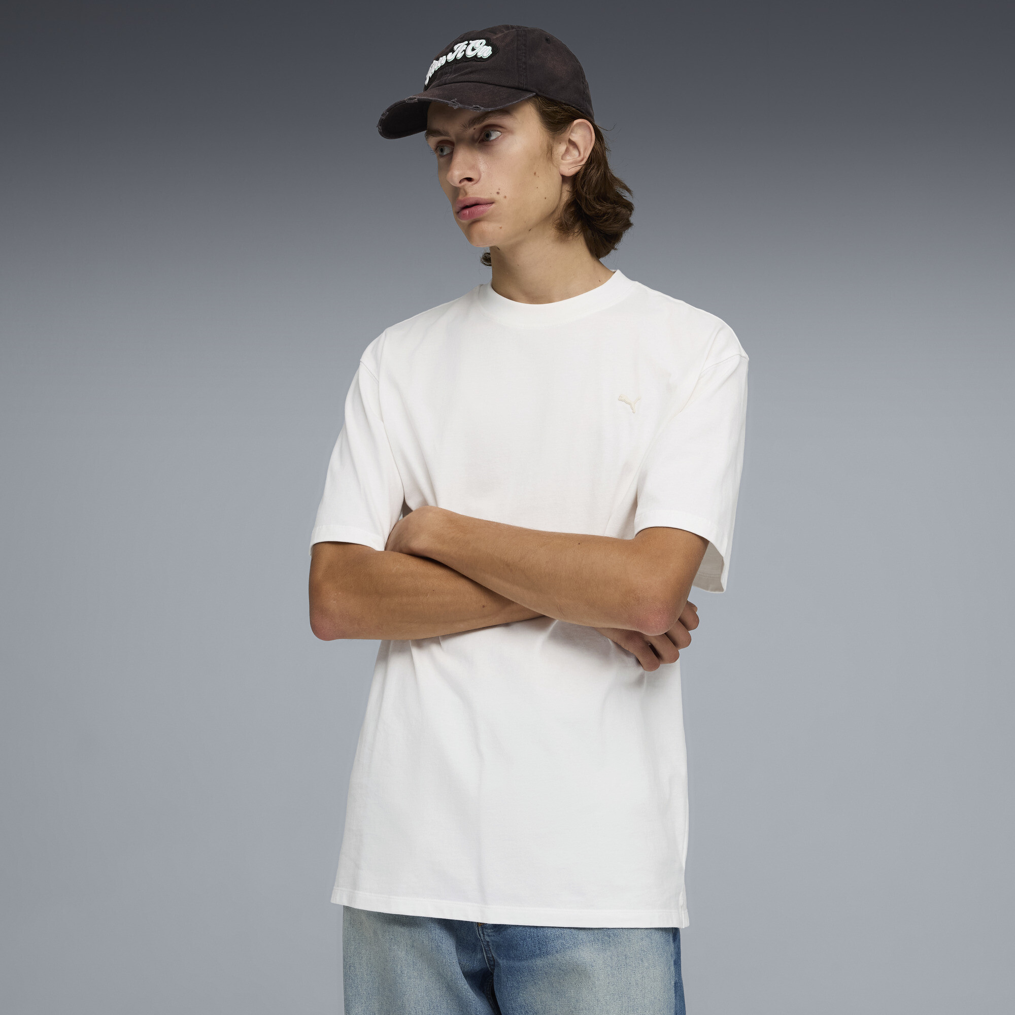 PUMA Select Essentials T-Shirt Herren, Accessoires, Weiß, S