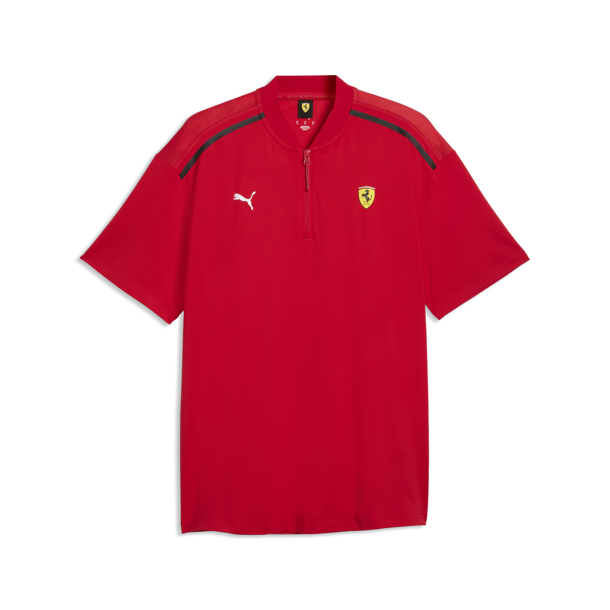 PUMA Męska koszulka polo Scuderia Ferrari Premium CLOUDSPUN o luźnym kroju, Akcesoria, Czerwony, XXL