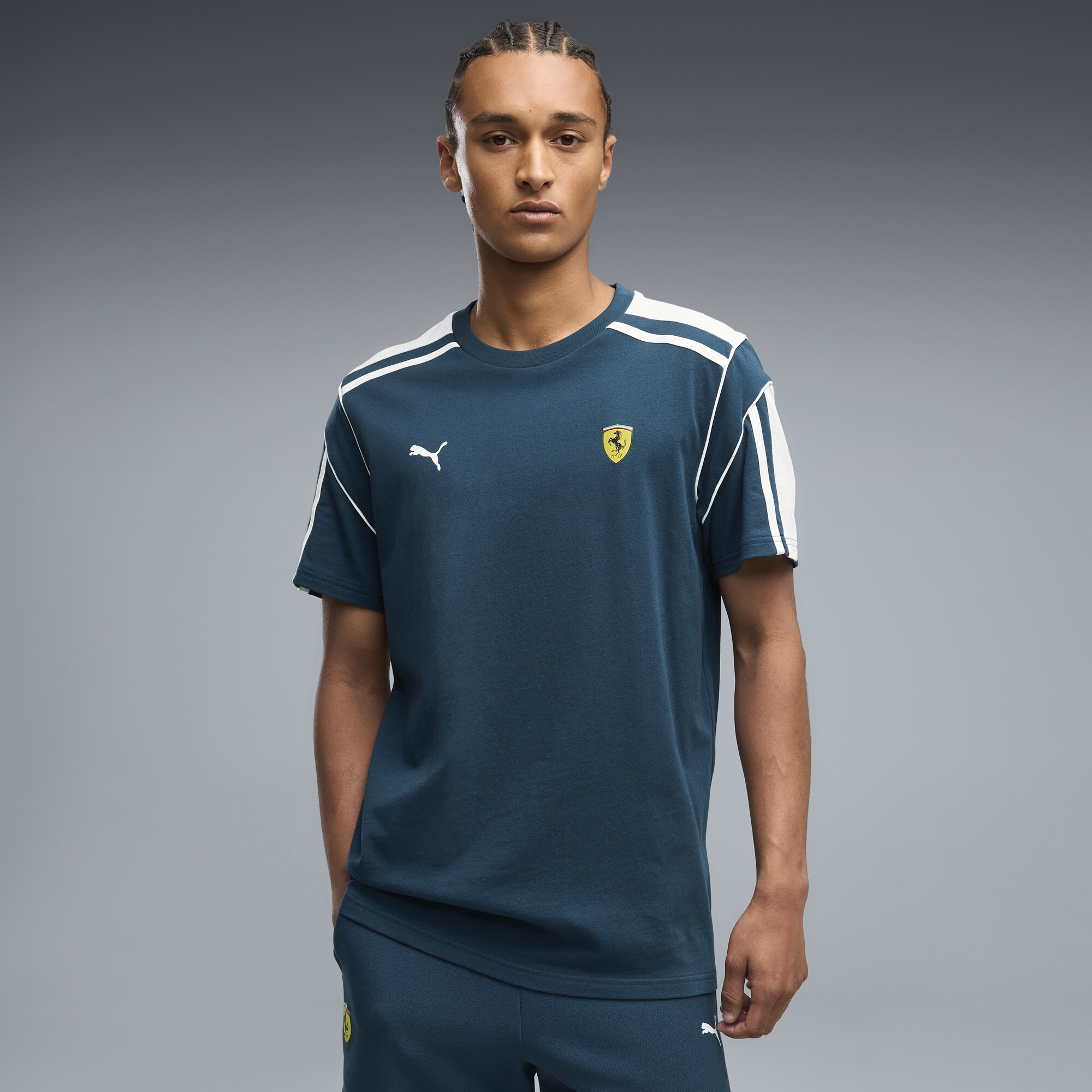 PUMA Ferrari MT7 T-Shirt Herren, Accessoires, Blau, S