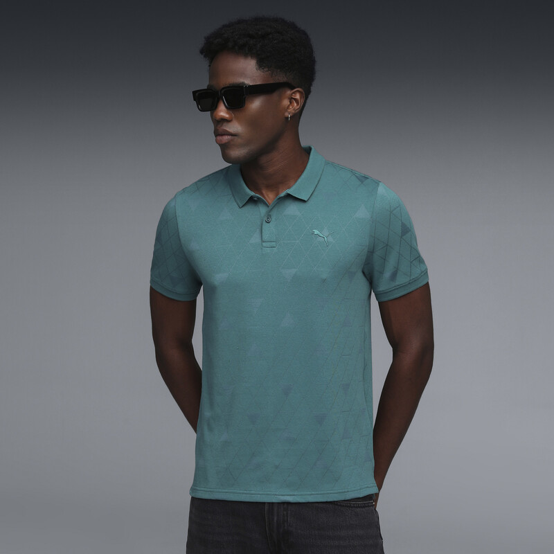 

Men's PUMA Wardrobe Essentials Jacquard Slim Polo
