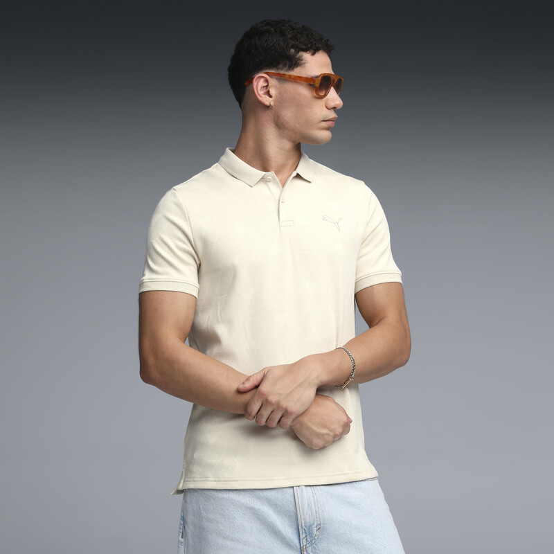 

Men's PUMA Wardrobe Essentials Jacquard Slim Polo