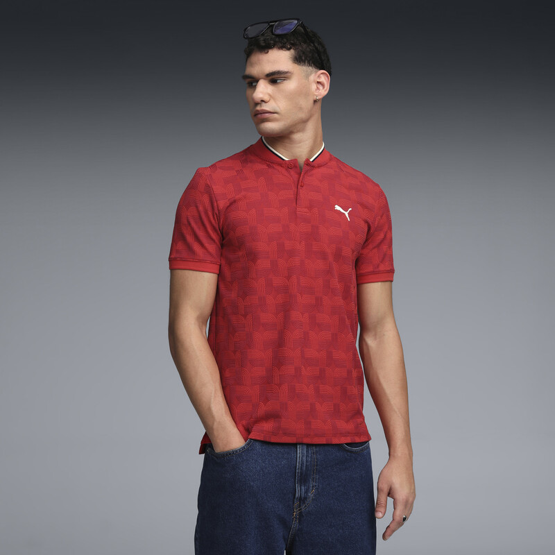 PUMA Elevated Jacquard Slim Fit Polo