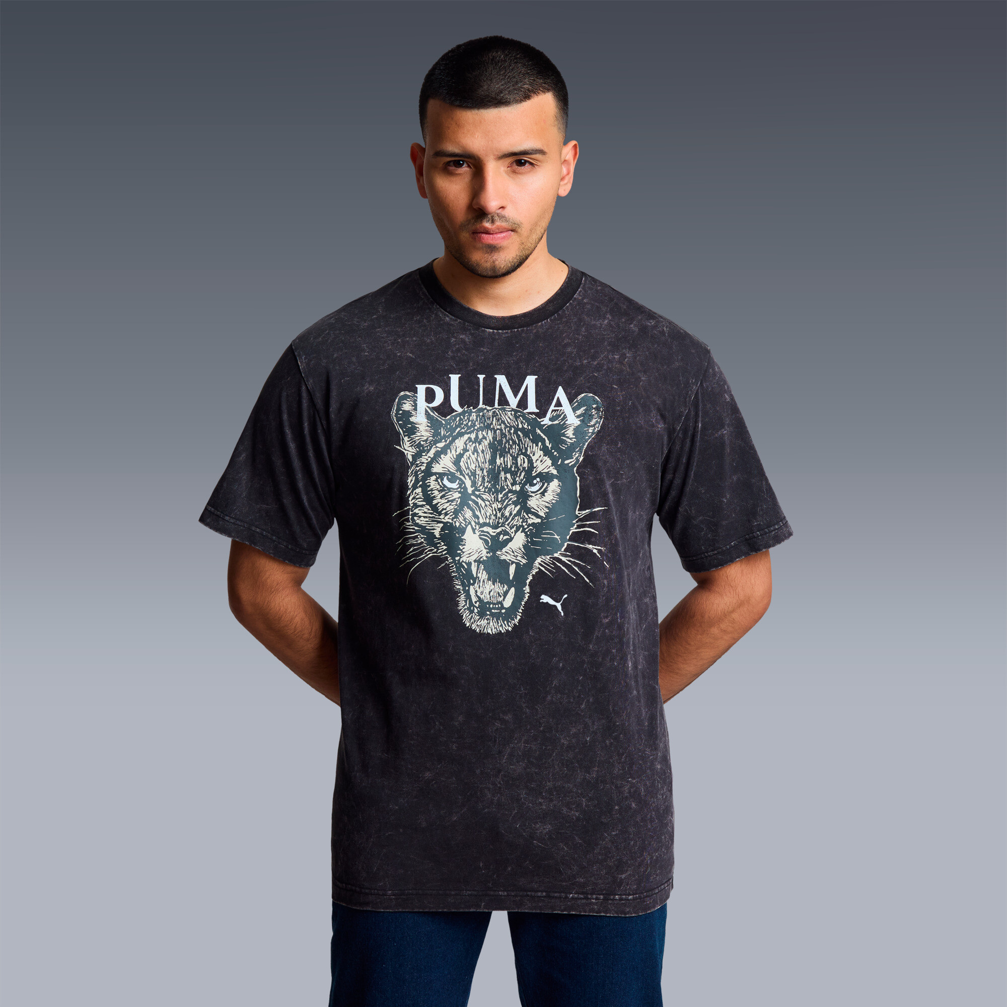 Polera estampada Downtown II para hombre