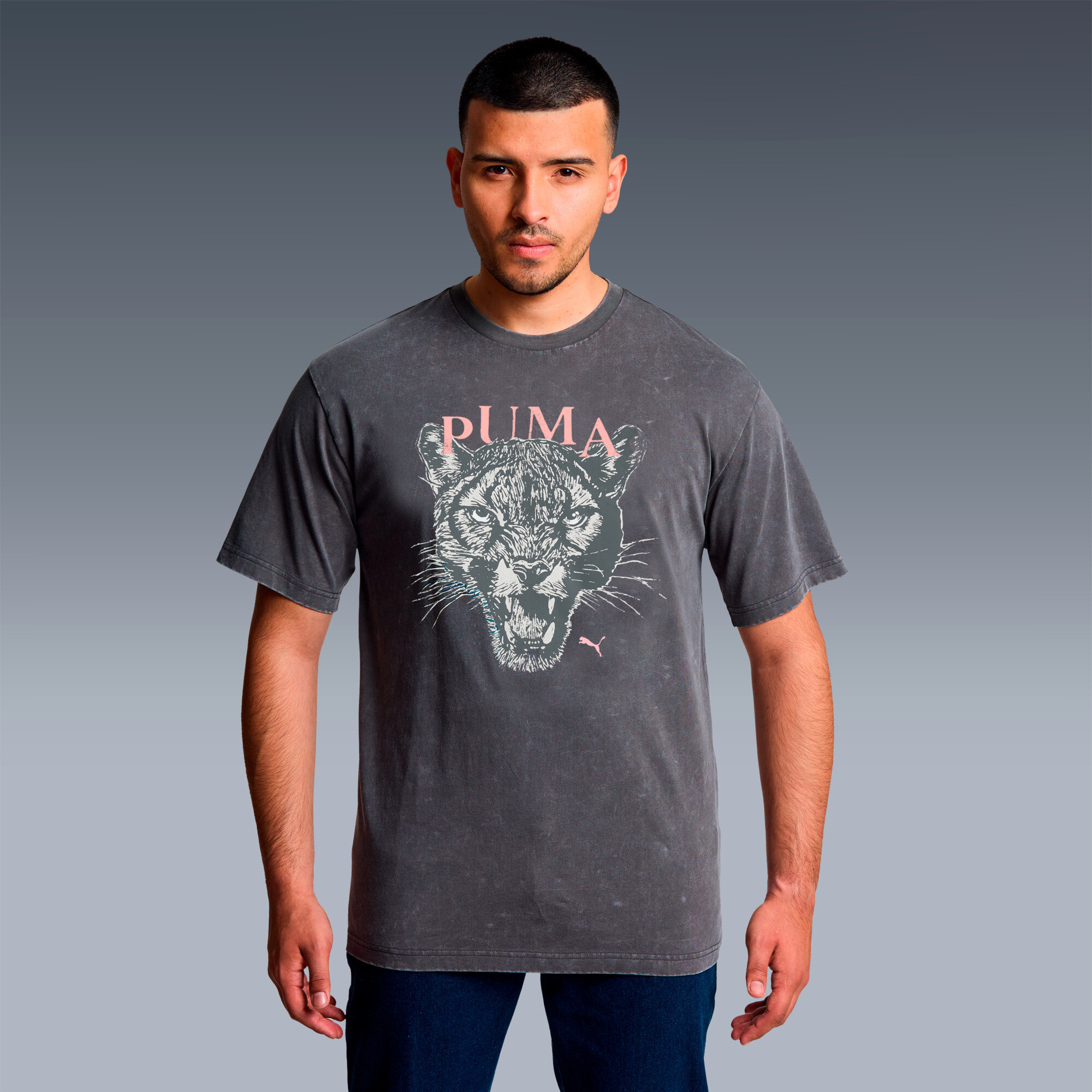Polera estampada Downtown II para hombre