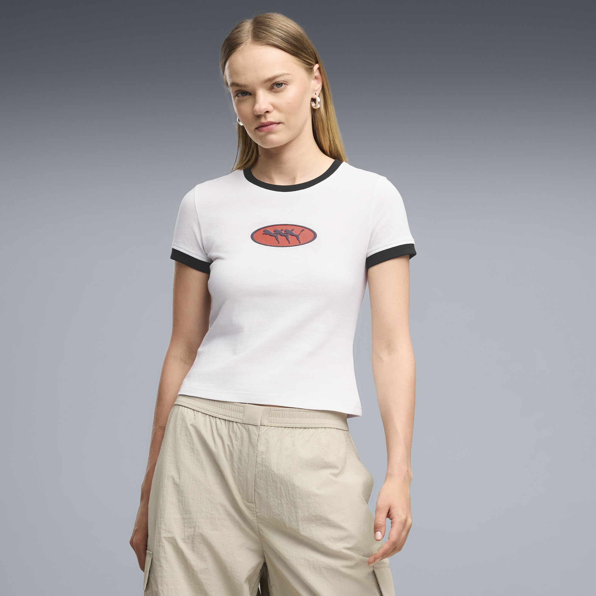 Polera semiajustada FUTURE.PUMA.ARCHIVE para mujer