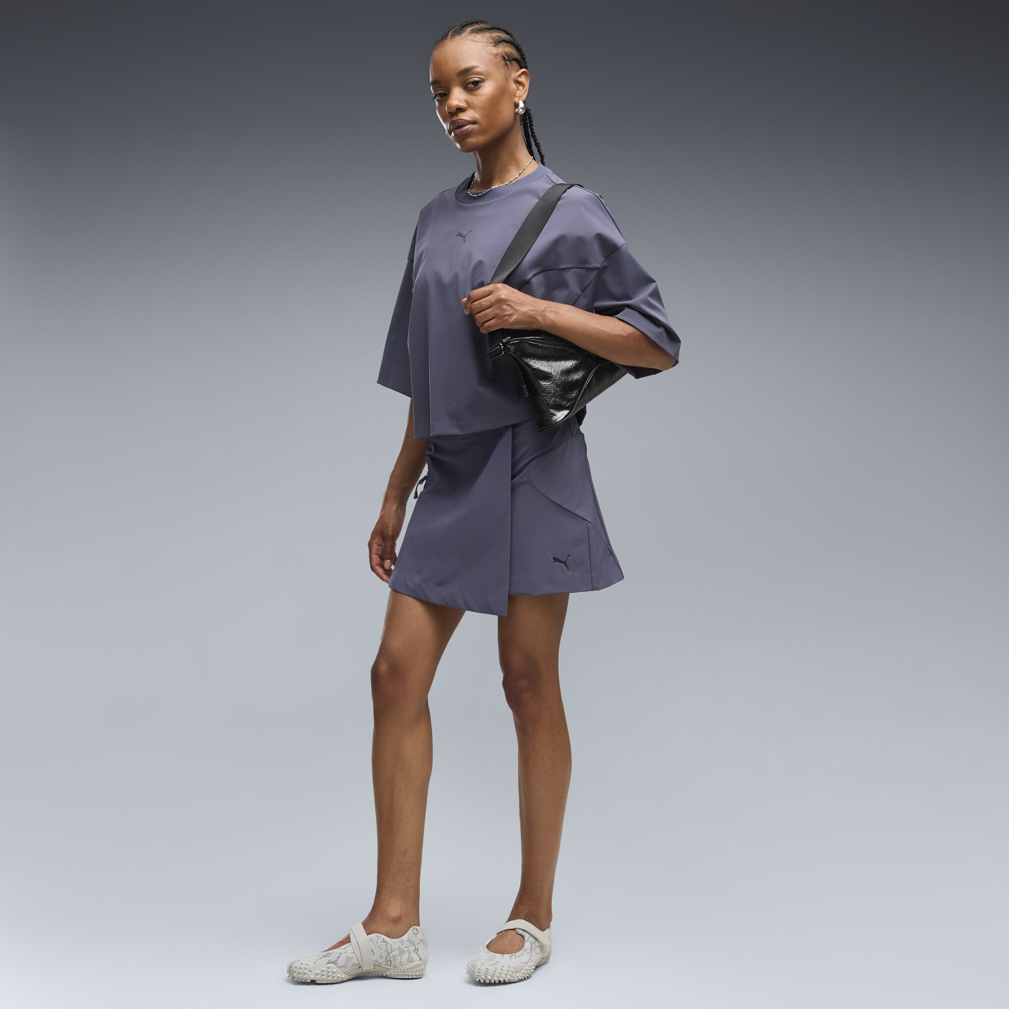 Jupe stretch PUMATECH SENSE Femme Vtements Gris M 65 €