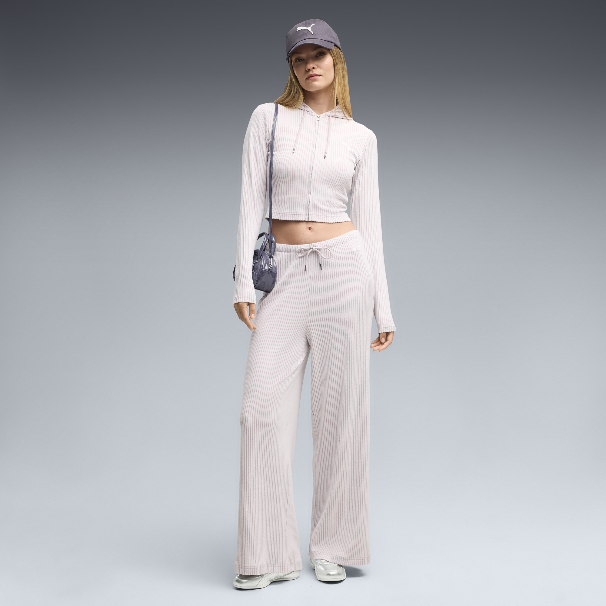 PUMA Essentials Relaxed Hose mit weitem Bein Damen, Accessoires, Rosa, M