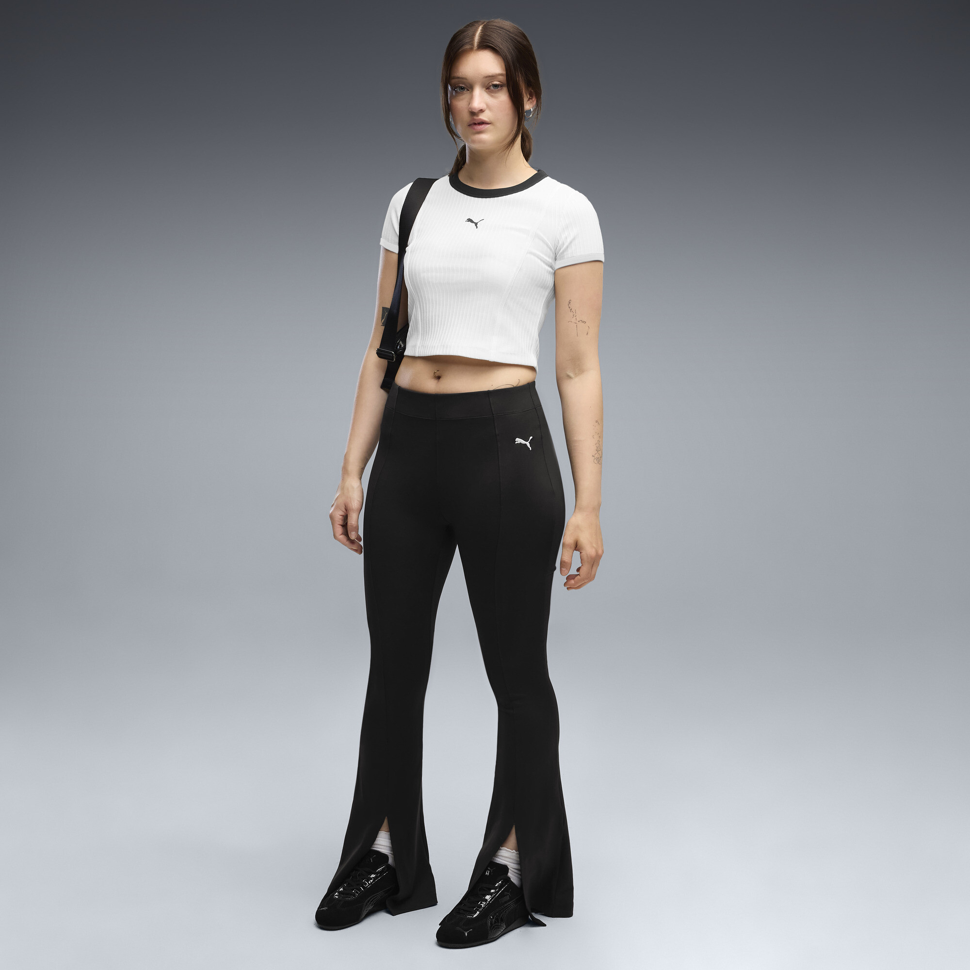 PUMA Essentials FlaRot Pintuck Leggings Damen, Accessoires, Schwarz, XL