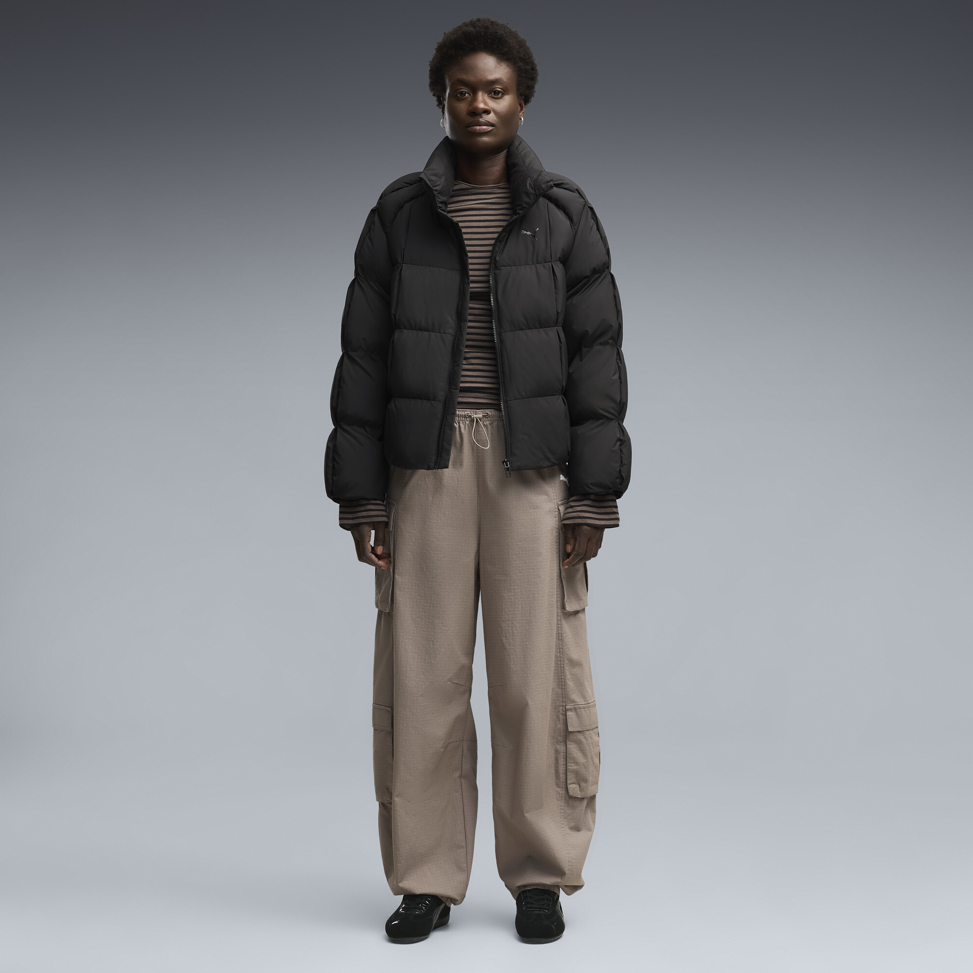 PUMA Essentials Relaxed Cargohose Damen, Kleidung, , L
