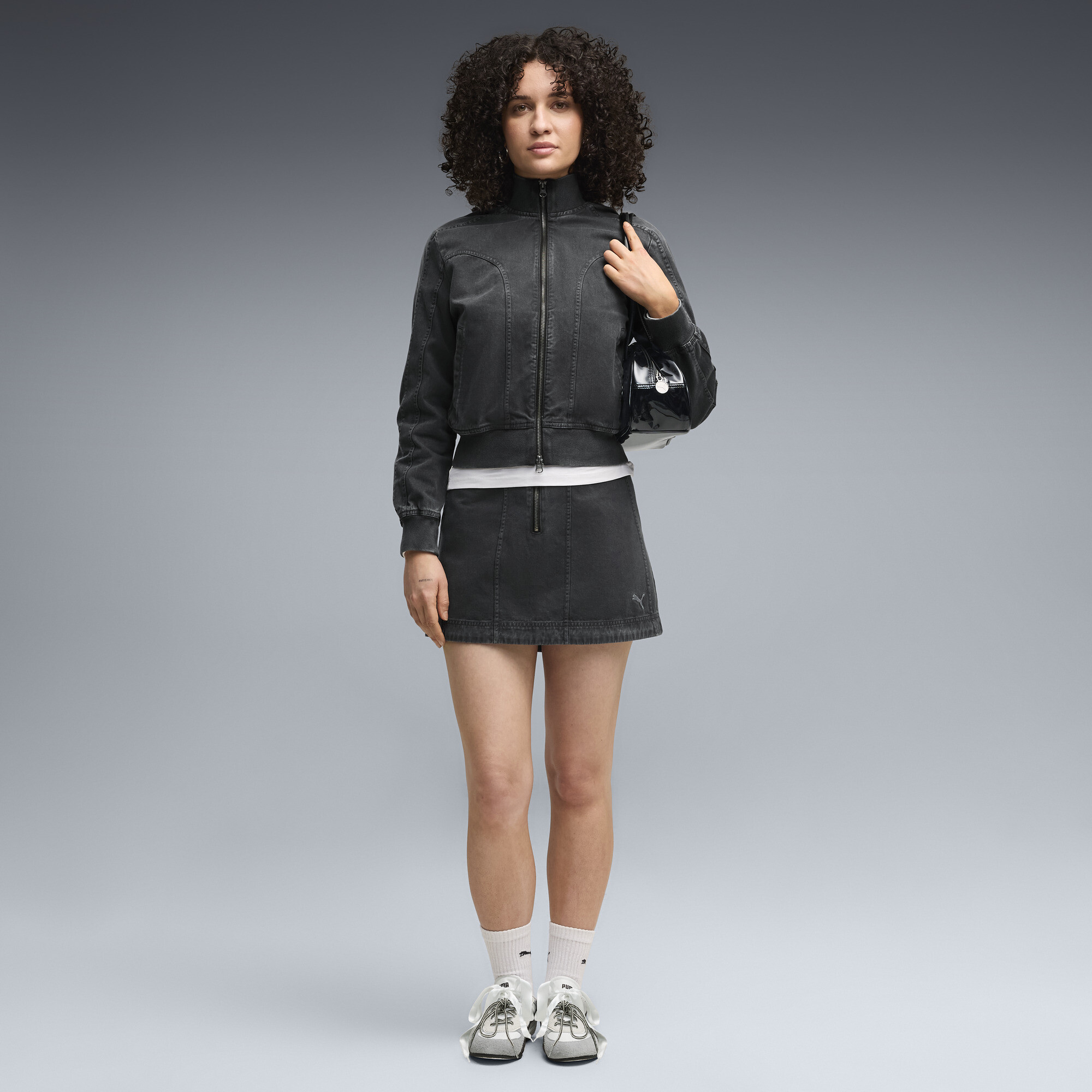 Jupe en serg dlave FUTUREPUMAARCHIVE Femme Vtements Noir XS 65 €