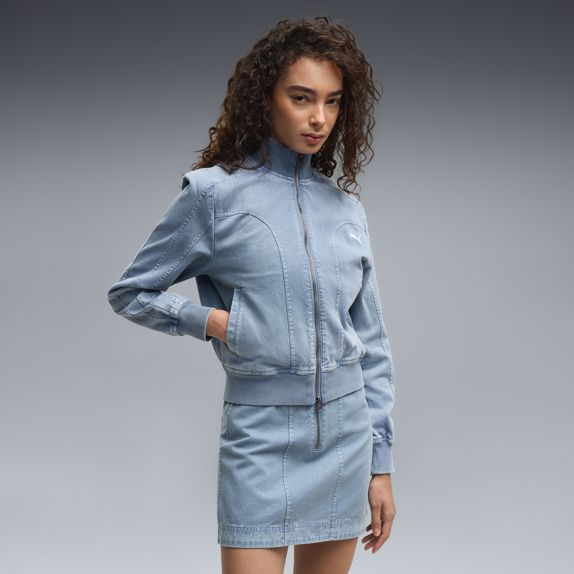 FUTURE.PUMA.ARCHIVE Washed Twill Short Jacket Women