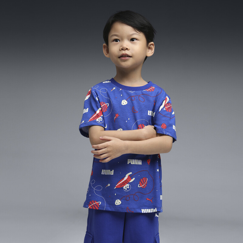 

PUMA CATSTRAUNATUTS Kids' All Over Printed Tee