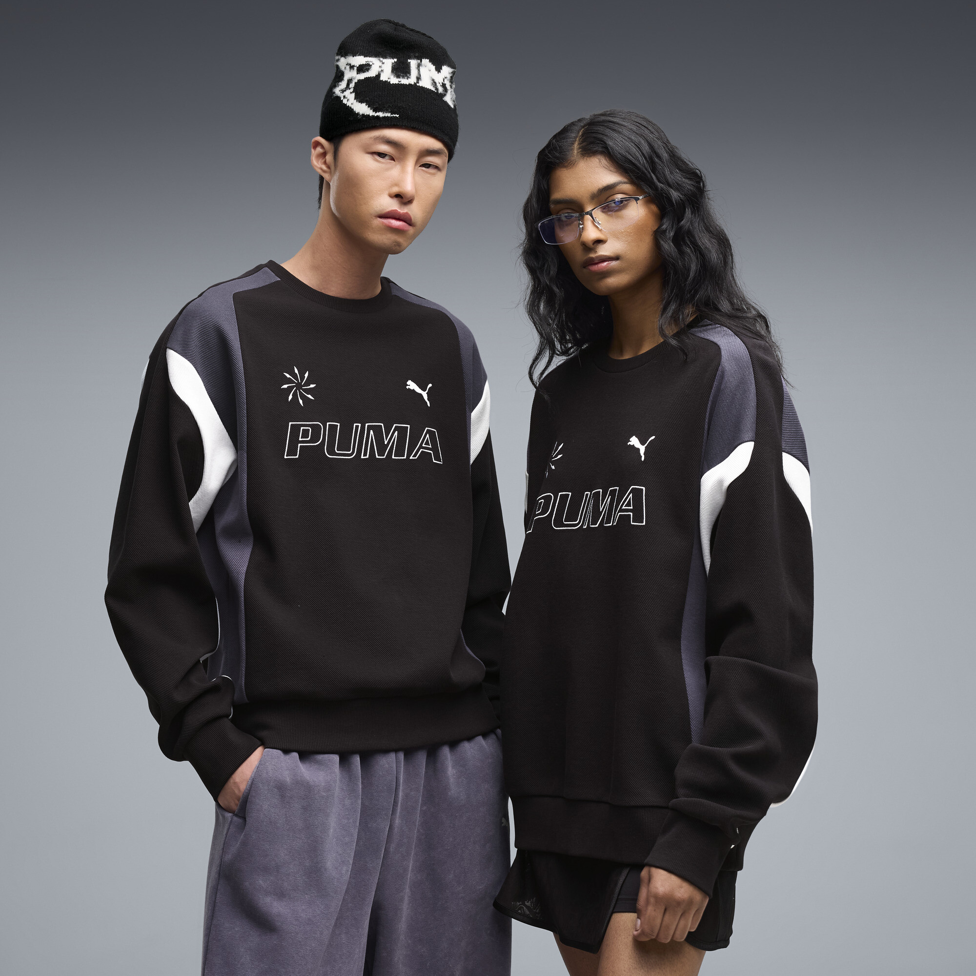 FUTURE.PUMA.ARCHIVE Relaxed Moto Sweatshirt Unisex, Accessoires, Schwarz, S