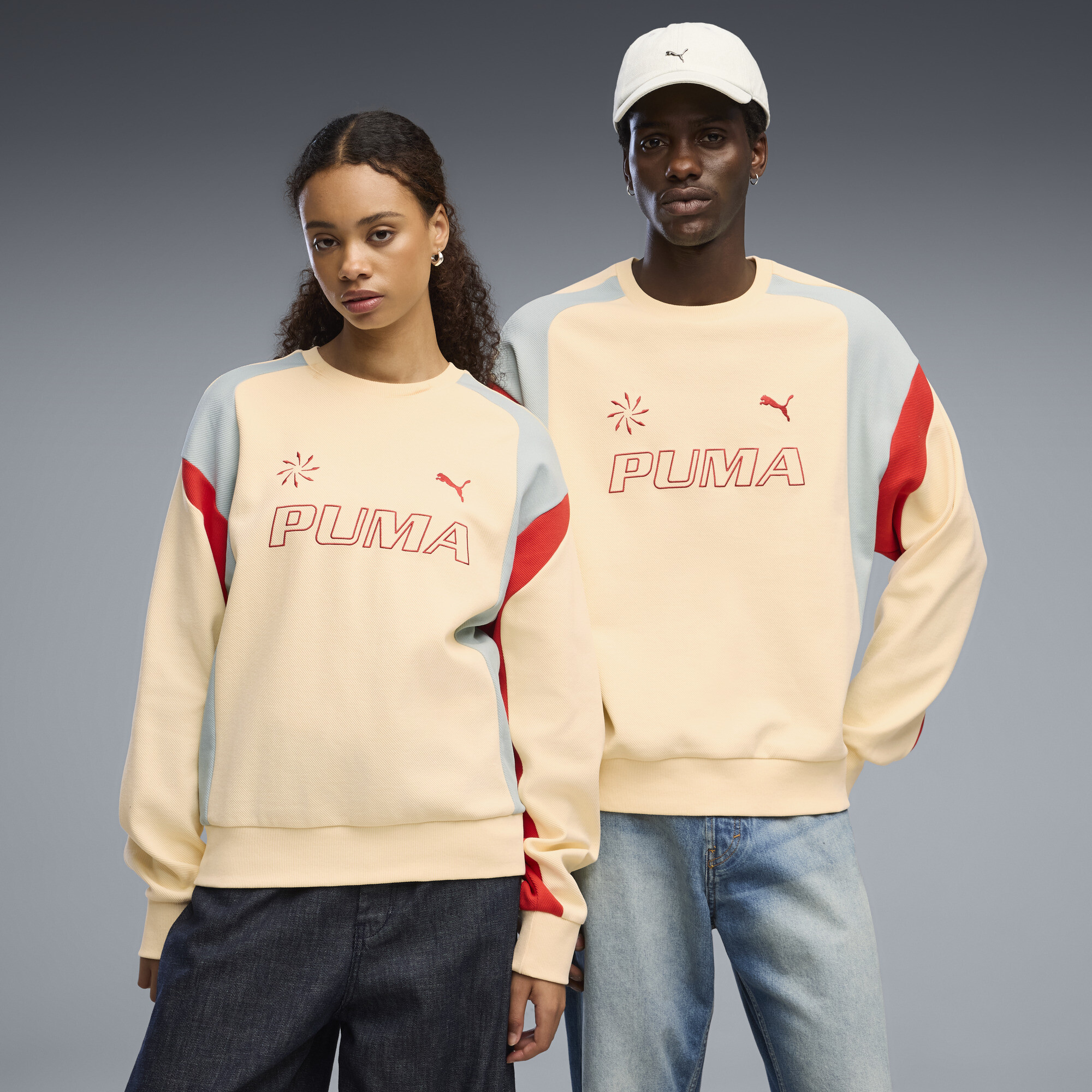 FUTURE.PUMA.ARCHIVE Relaxed Moto Sweatshirt Unisex, Accessoires, Gelb, M