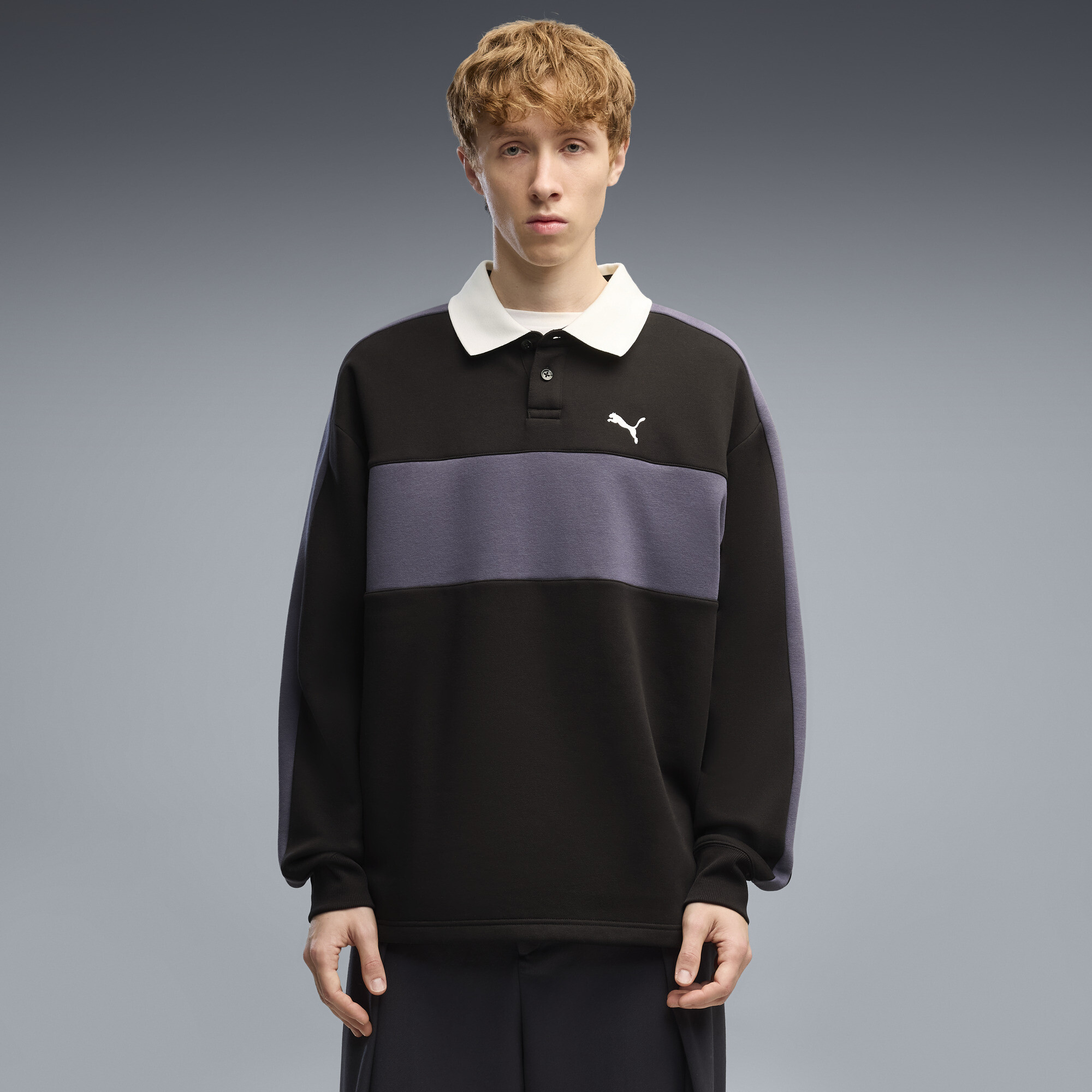 PUMA Sweat polo col rond T7 Homme Vtements Noir XS 70€
