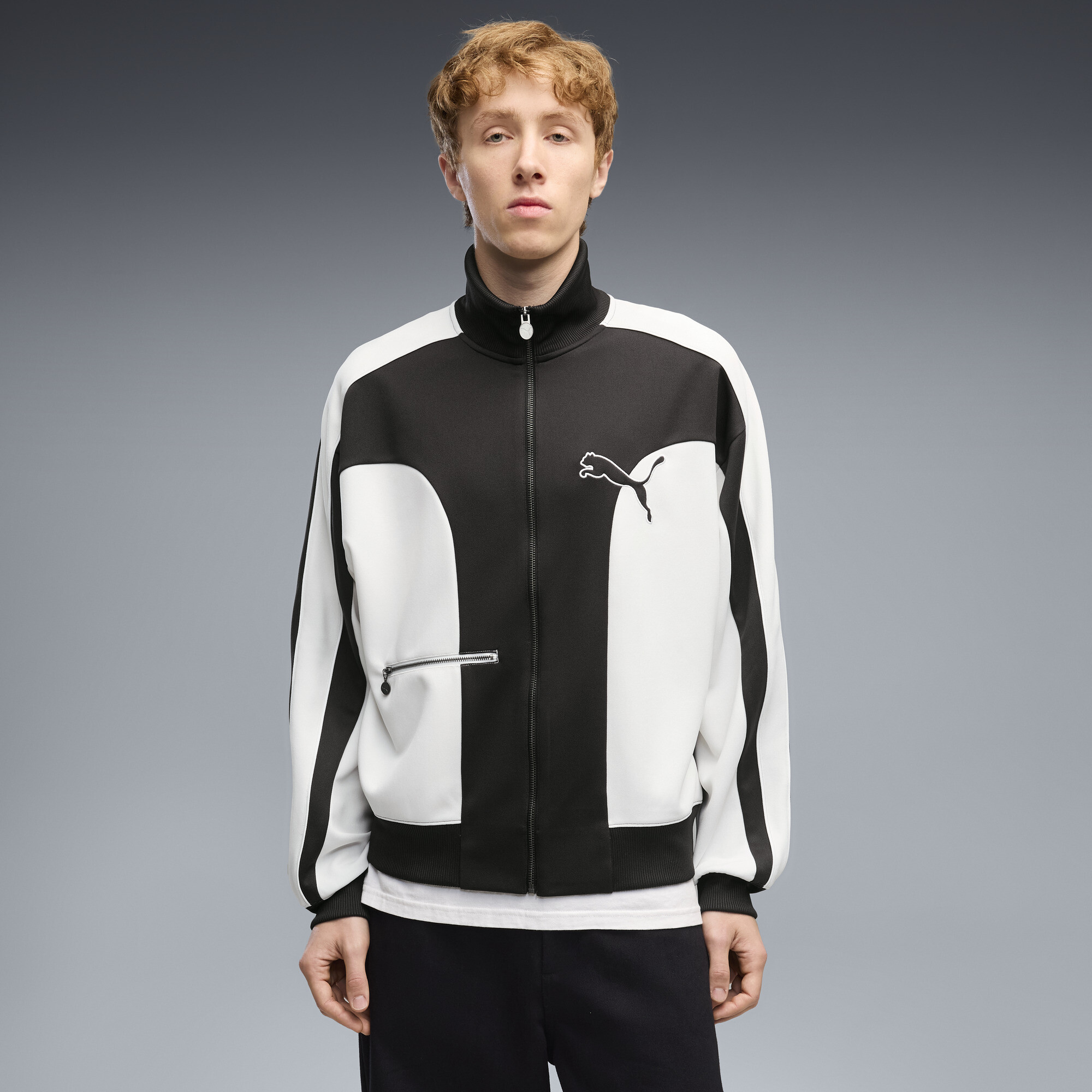 PUMA T7 Love Of The Cat Men's Relaxed T7 Track Jacket in Black, Size S