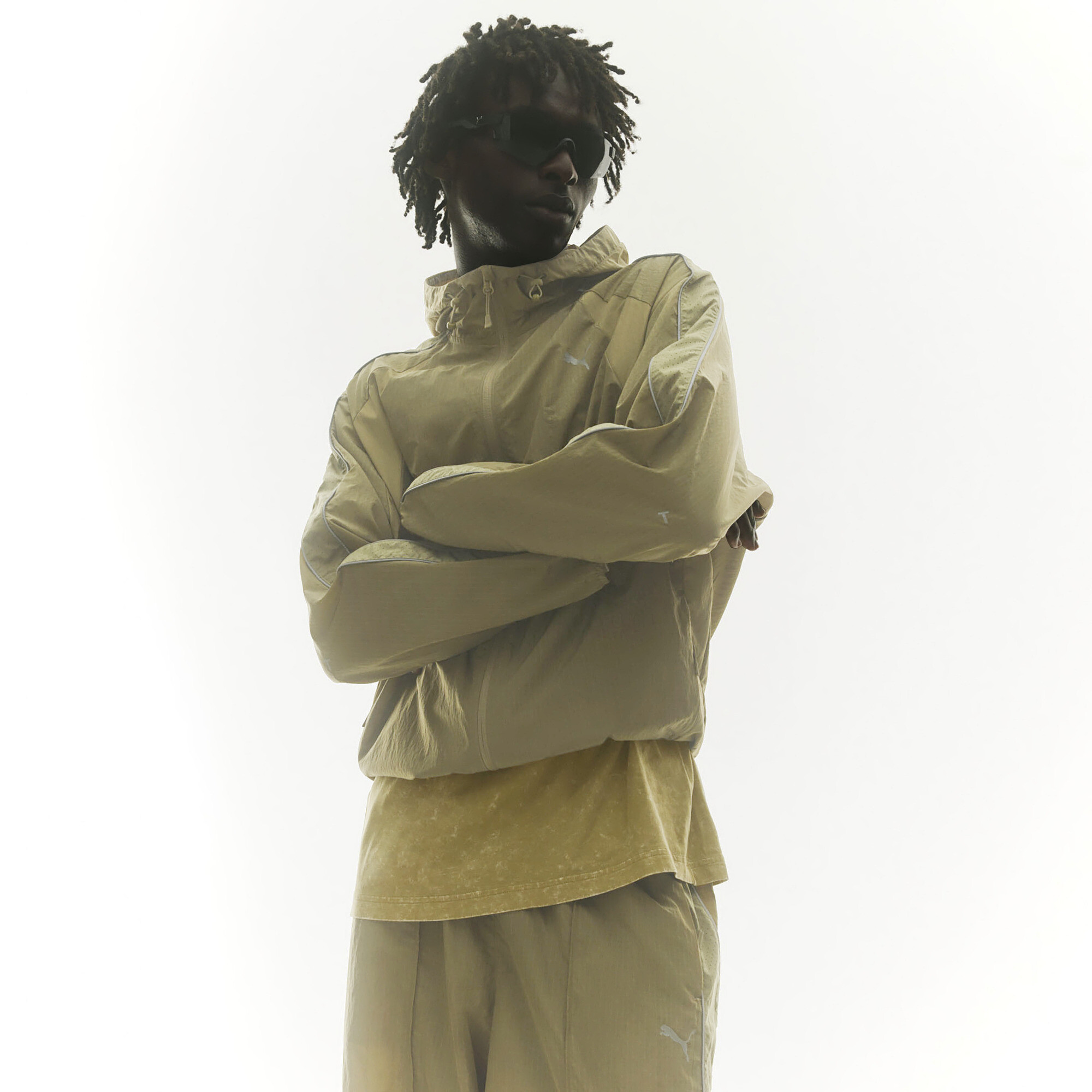 PUMA Veste de survêtement décontractée T7 Run Culture Collective Homme Vêtements - vue 2