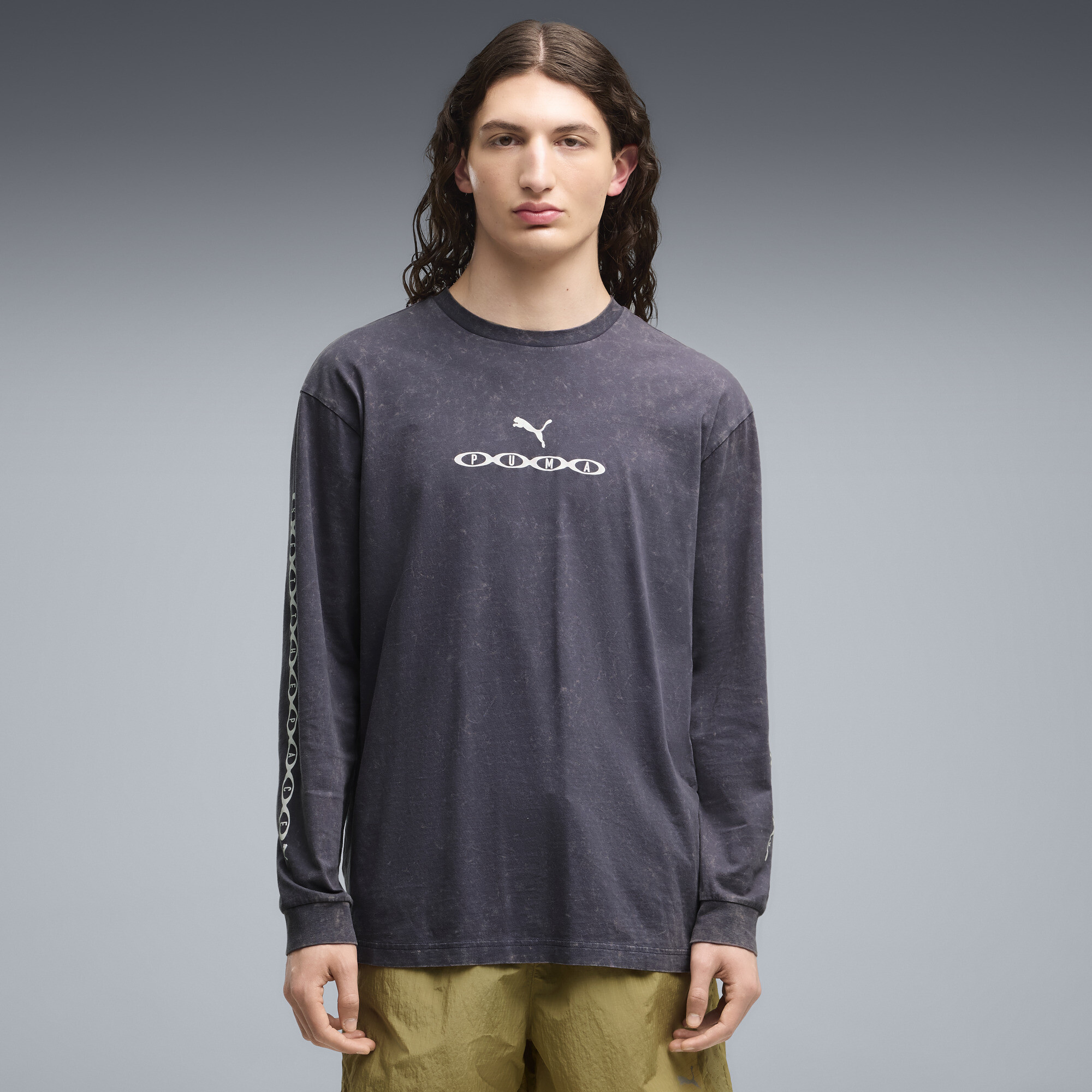 Polera manga larga Run Culture Collective para hombre