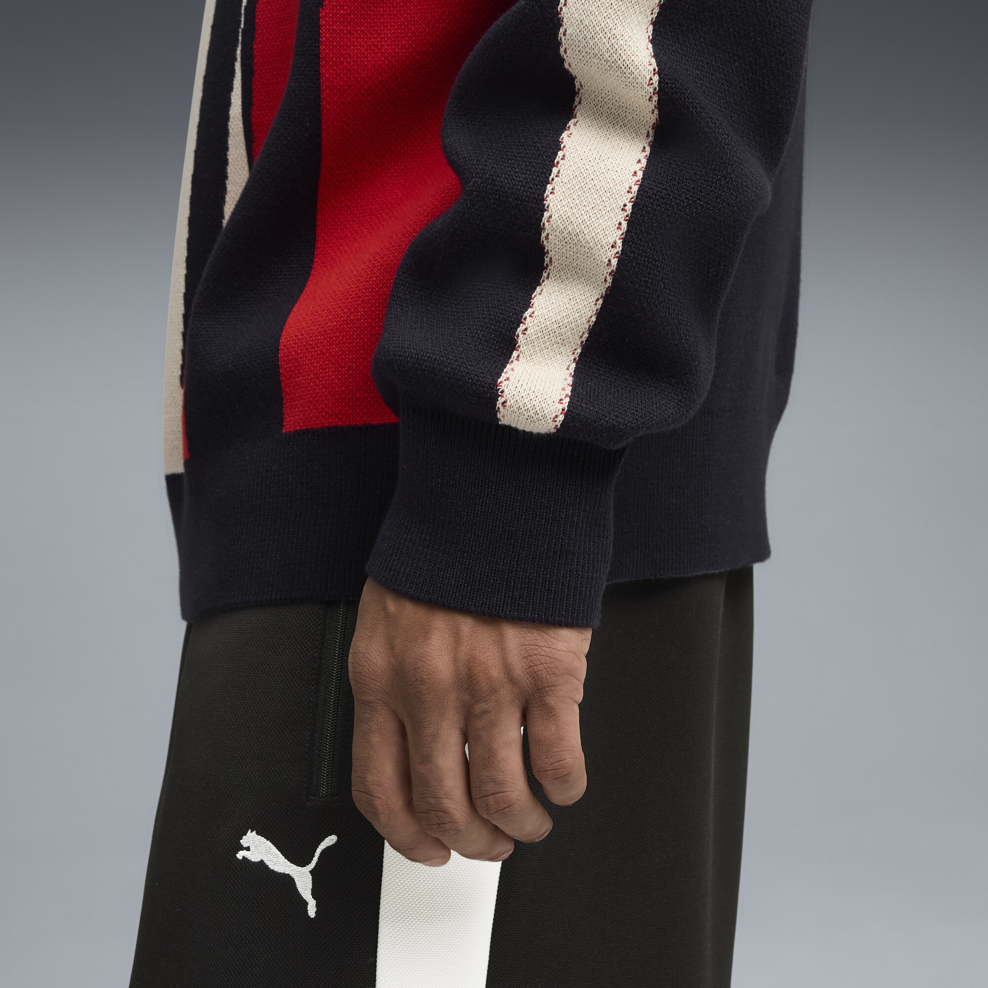 PUMA T7 sweater voor Heren, Blauw, Maat M thumbnail 4