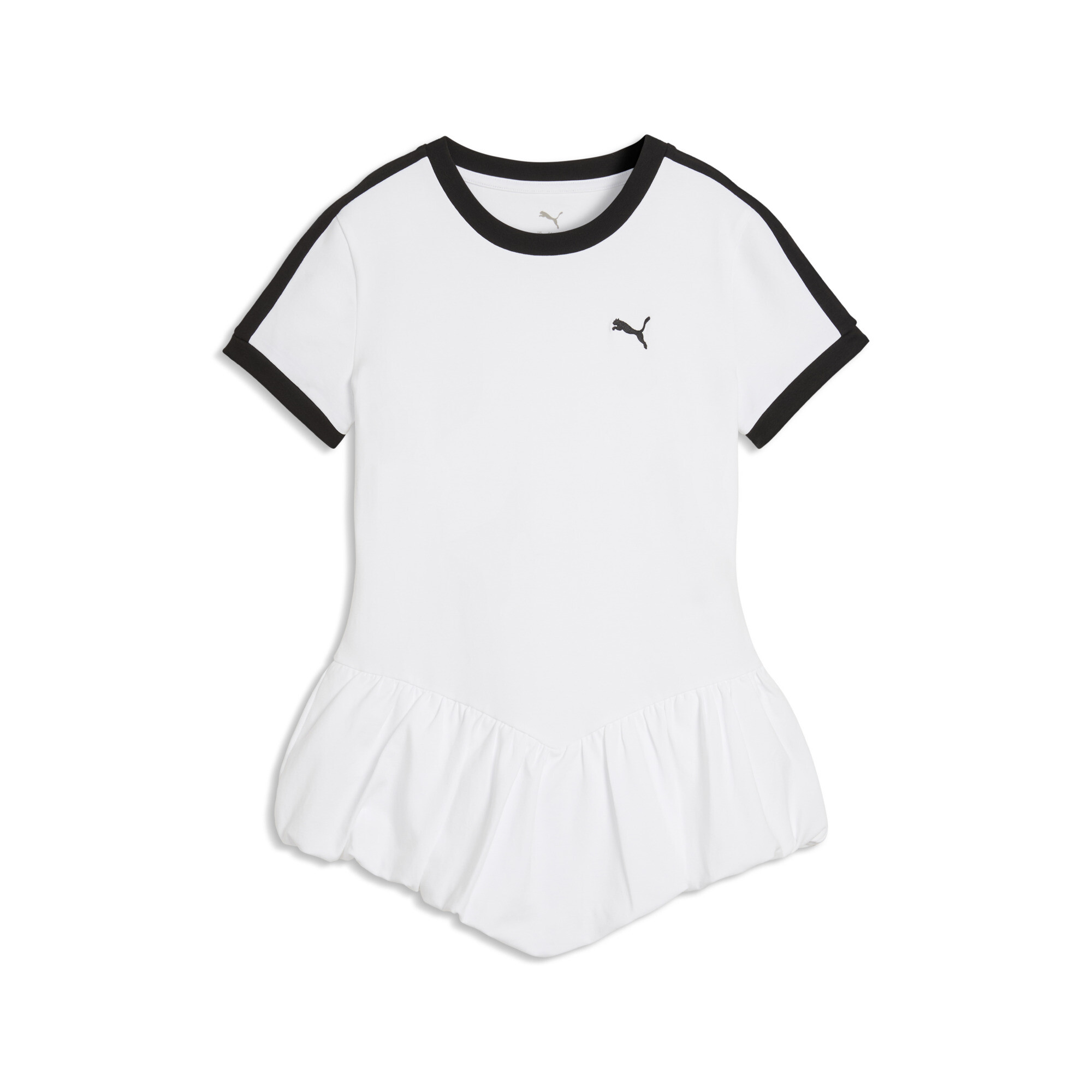 PUMA T7 ballon-T-shirt voor Dames, Wit, Maat XL thumbnail 3