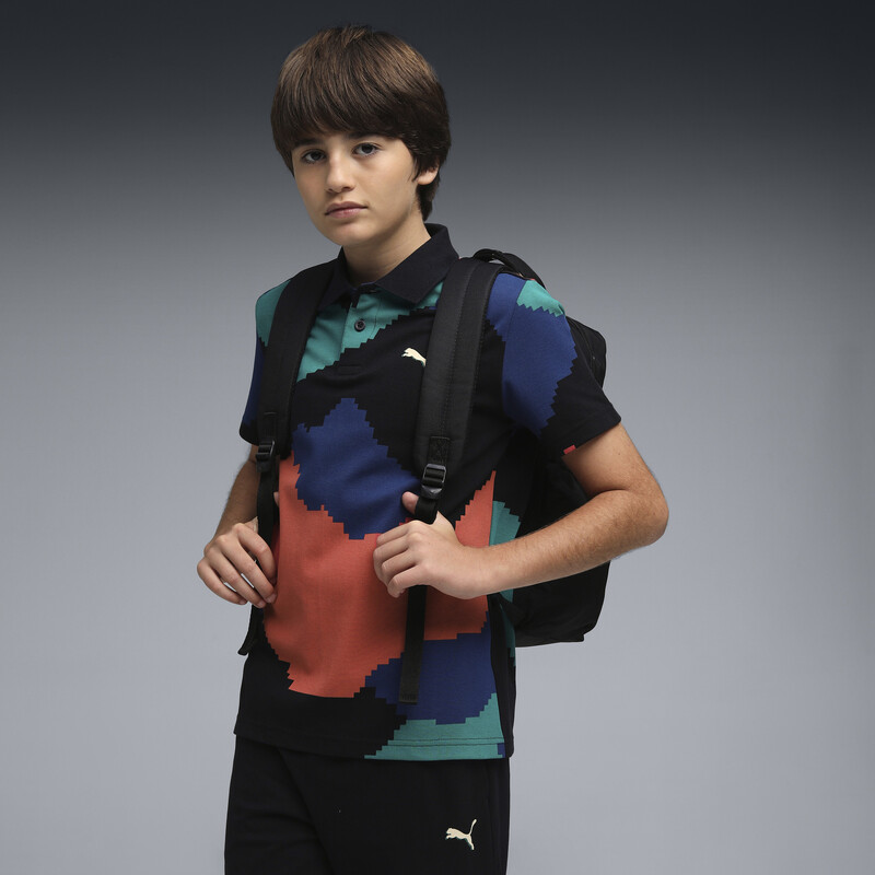

PUMA SKATES Boys' Short Sleeve Printed Polo T-shirt