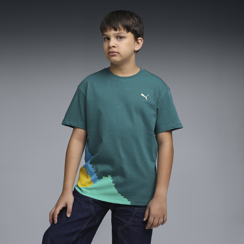 PUMA SKATES Boys' Crew Neck Back Print T-shirt