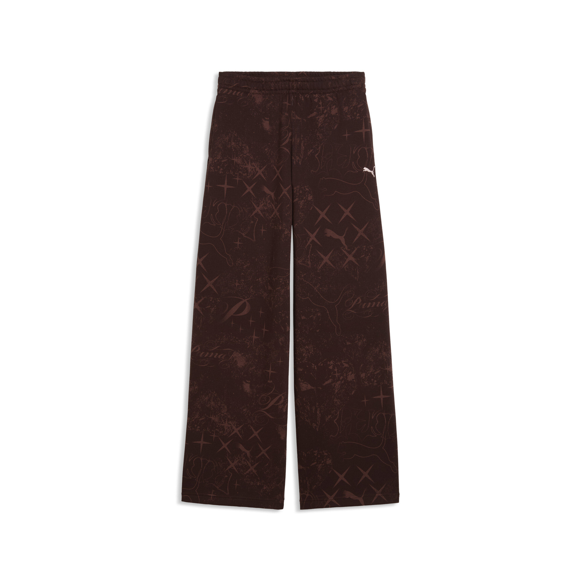 PUMA Street Glam slobberbroek voor Dames, Bruin, Maat XL