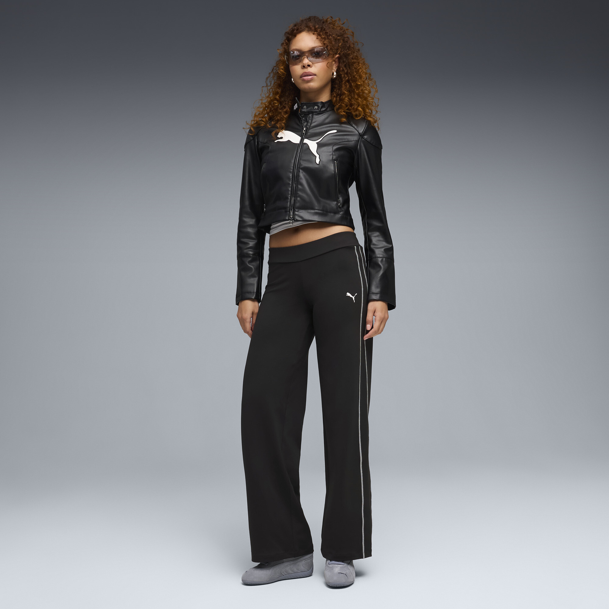 PUMA T7 Street Glam broek voor Dames, Zwart, Maat M thumbnail 6