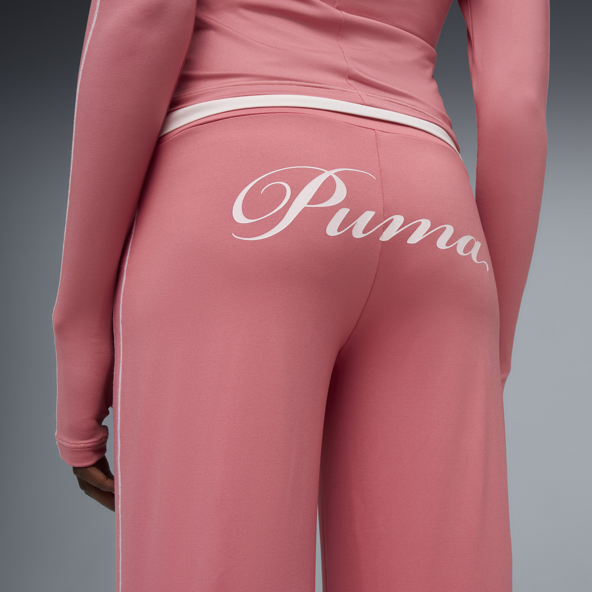 PUMA T7 Street Glam broek voor Dames, Roze, Maat L thumbnail 4