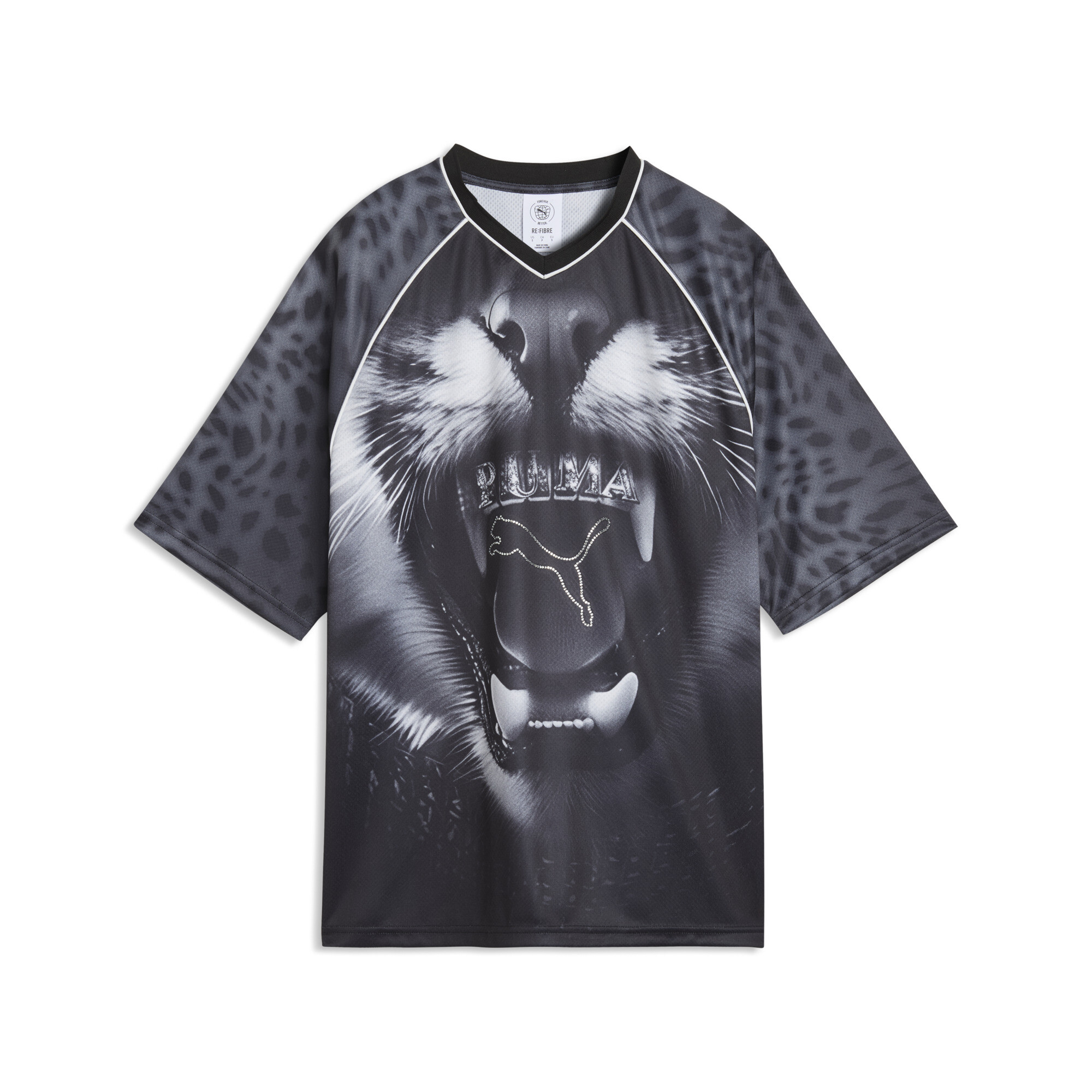 PUMA Street Glam relaxed shirt met opdruk voor Dames, Zwart, Maat L thumbnail 3