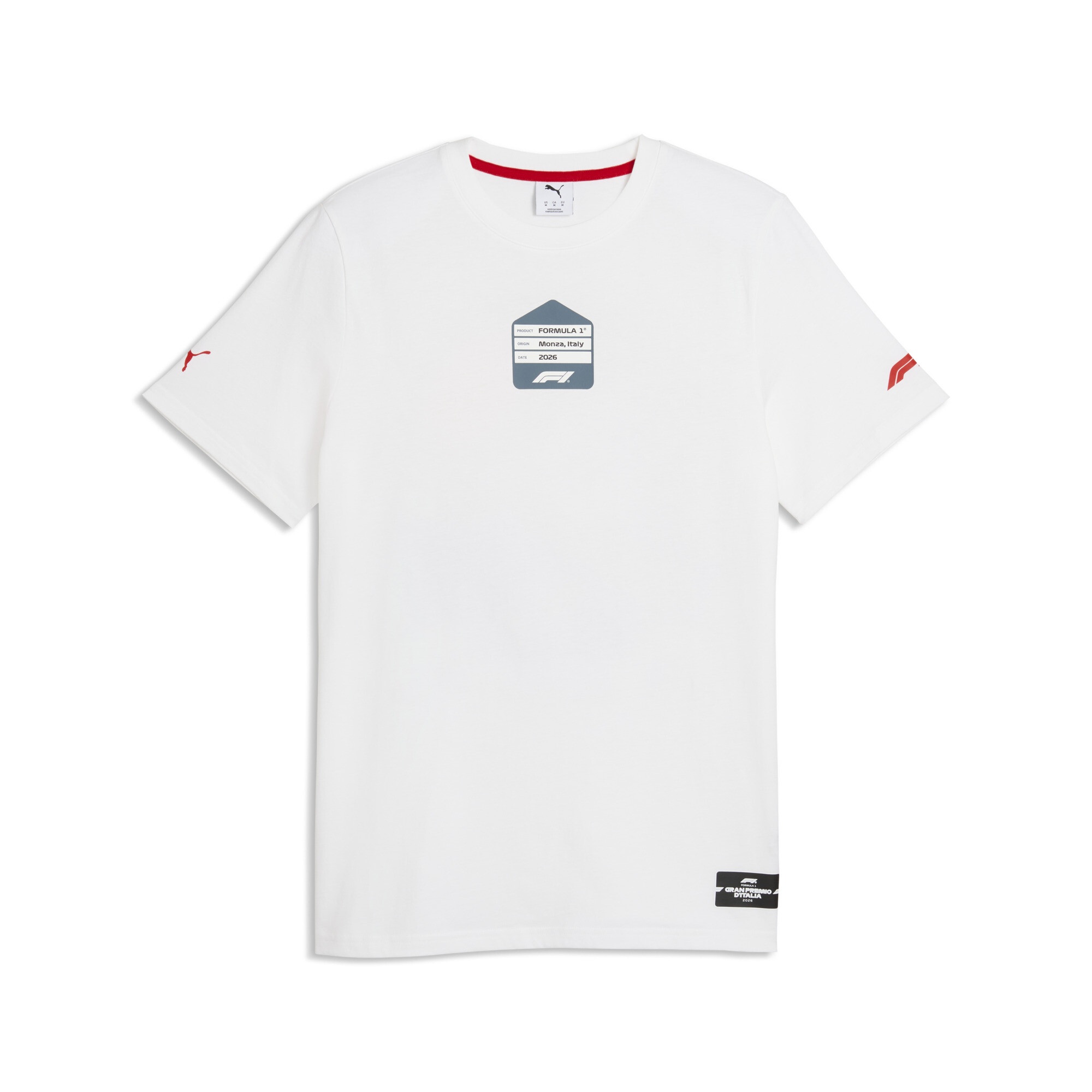 PUMA F1® Monza T-Shirt Unisex, Accessoires, Weiß, M