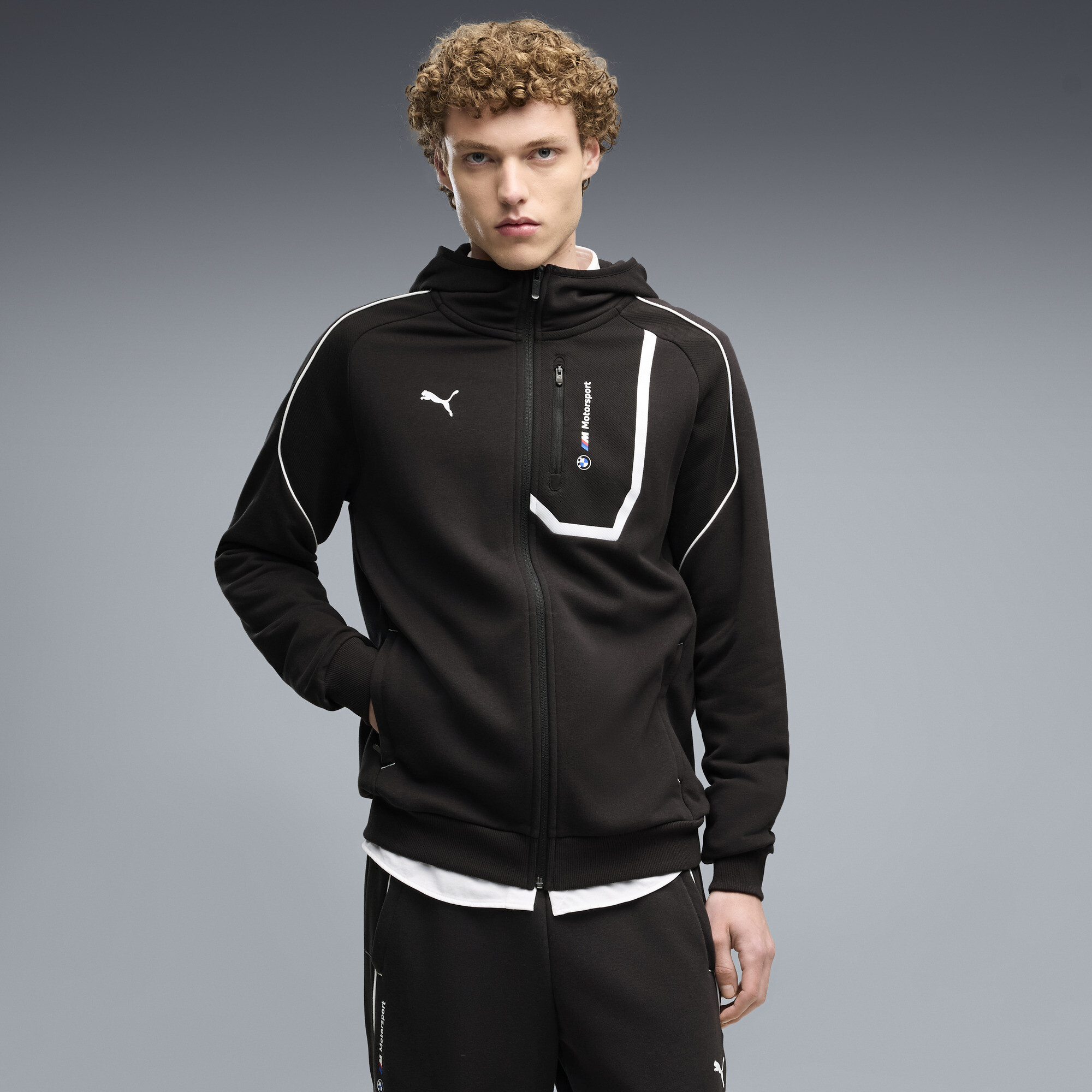 PUMA BMW M Motorsport Men's PM1 Jacket in Black