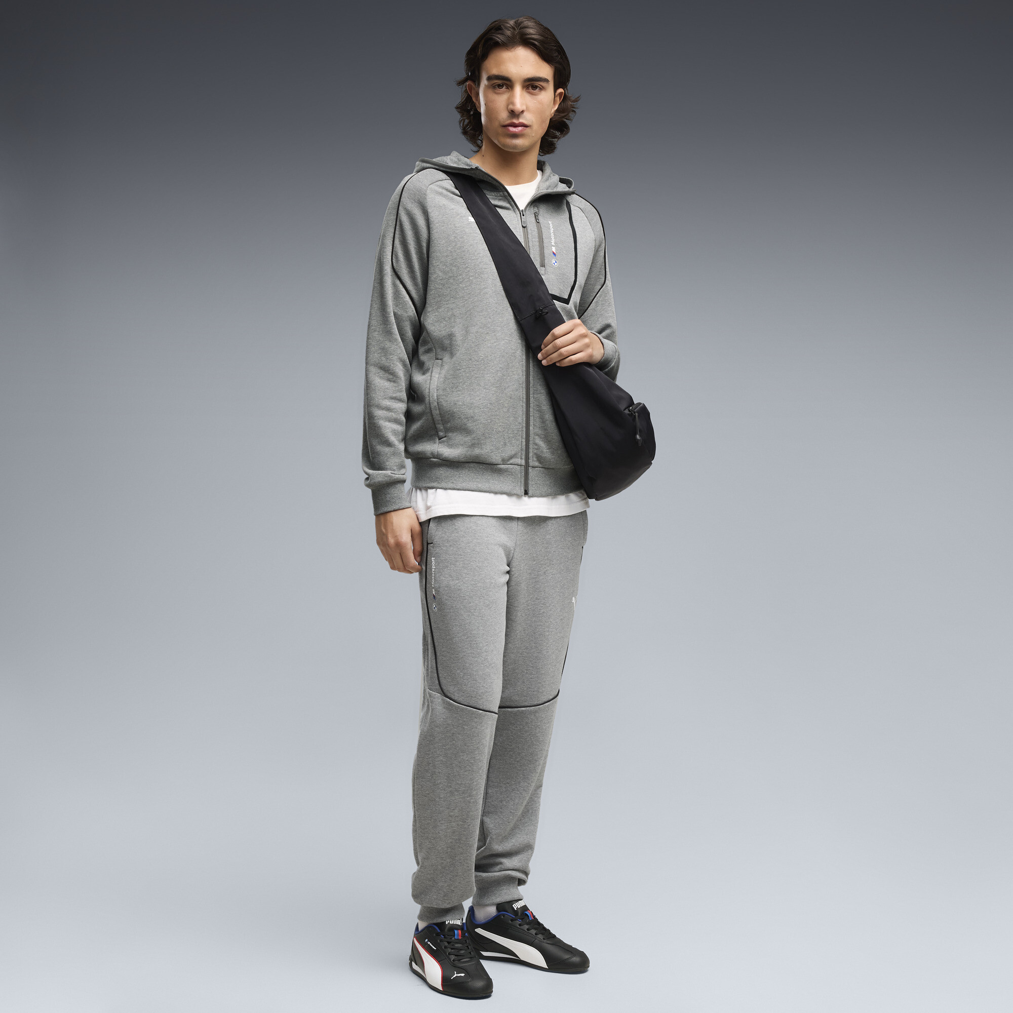 PUMA BMW M Motorsport Men's PM1 Pants in Grey, Size XL