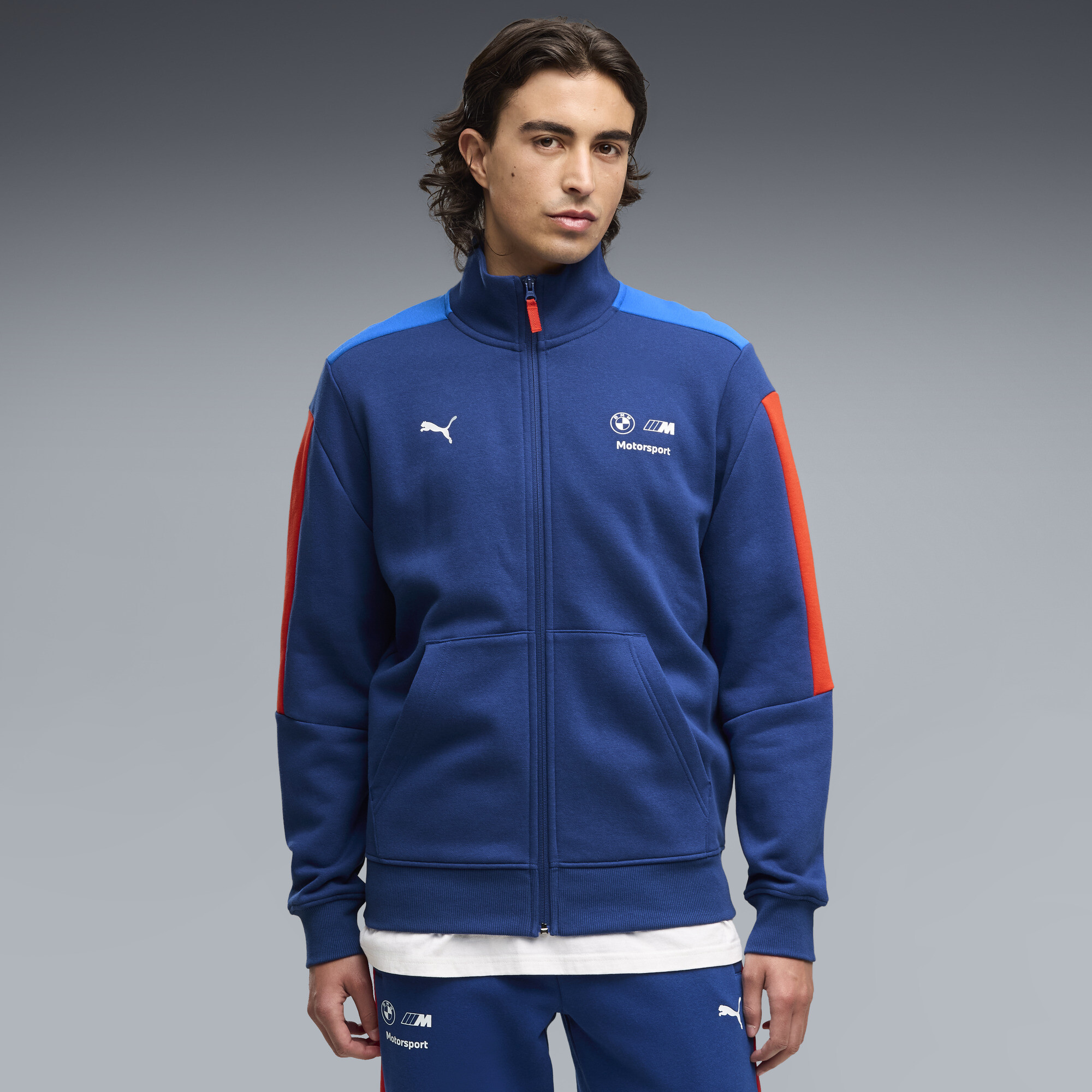 PUMA BMW M Motorsport MT7 Jacke Herren, Kleidung, Blau, M